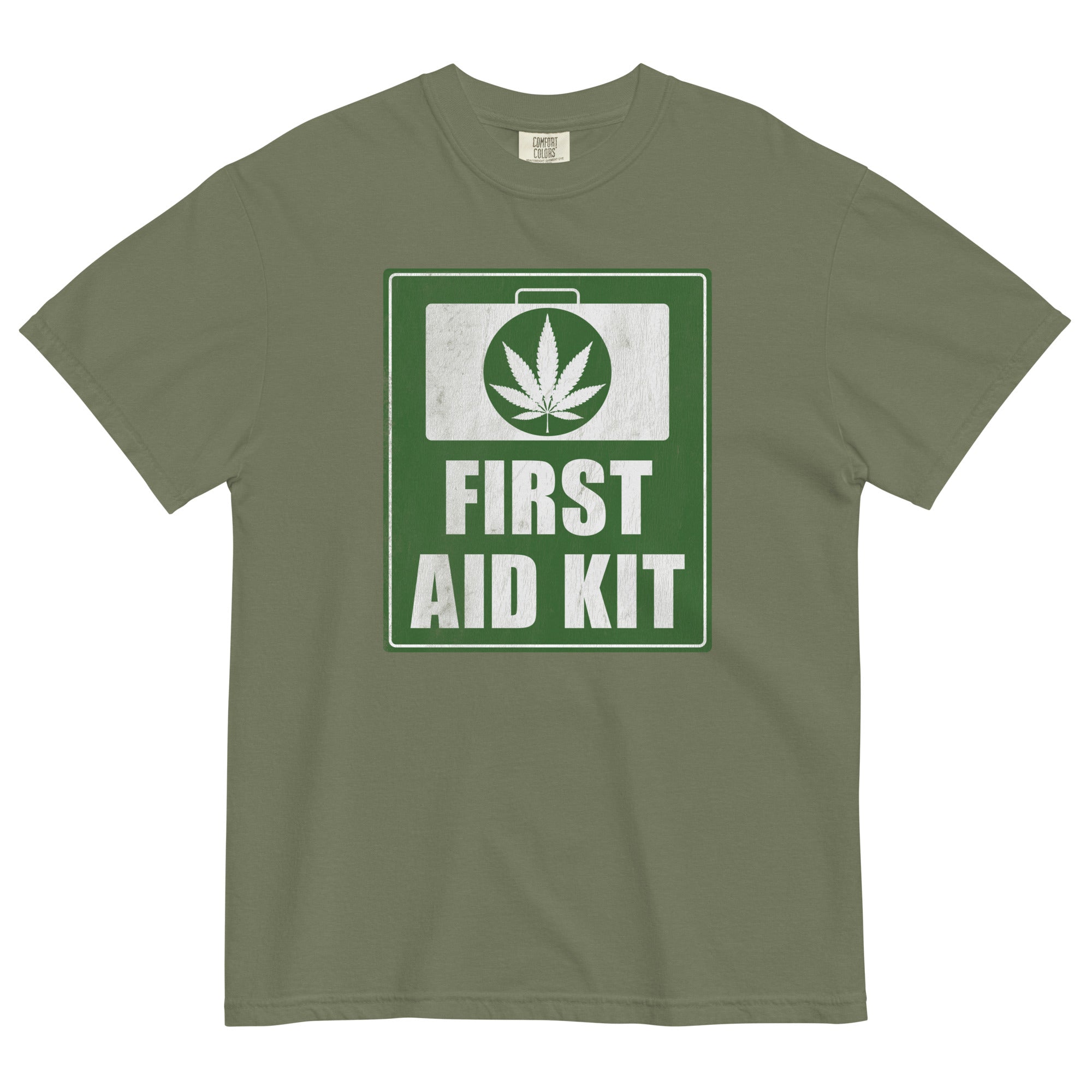 First Aid Kit Funny Medical Marijuana T-Shirt – Perfect Weed Shirt for Cannabis Patients | Magic Leaf Tees