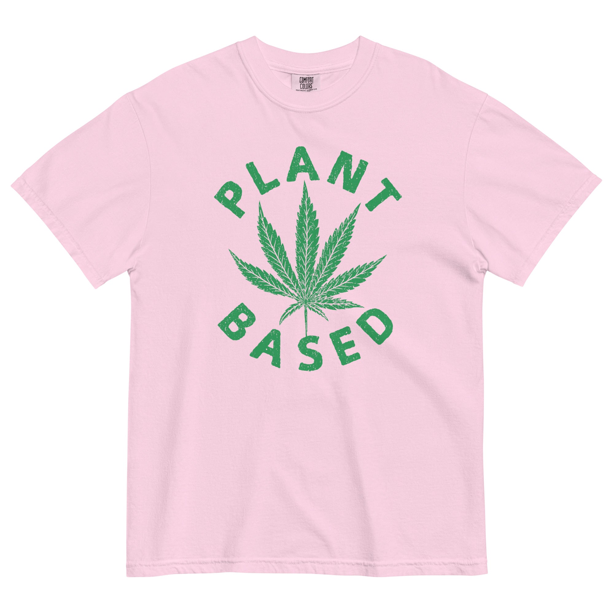 "Plant Based" Cannabis Leaf T-Shirt – Stylish Weed Design | Magic Leaf Tees