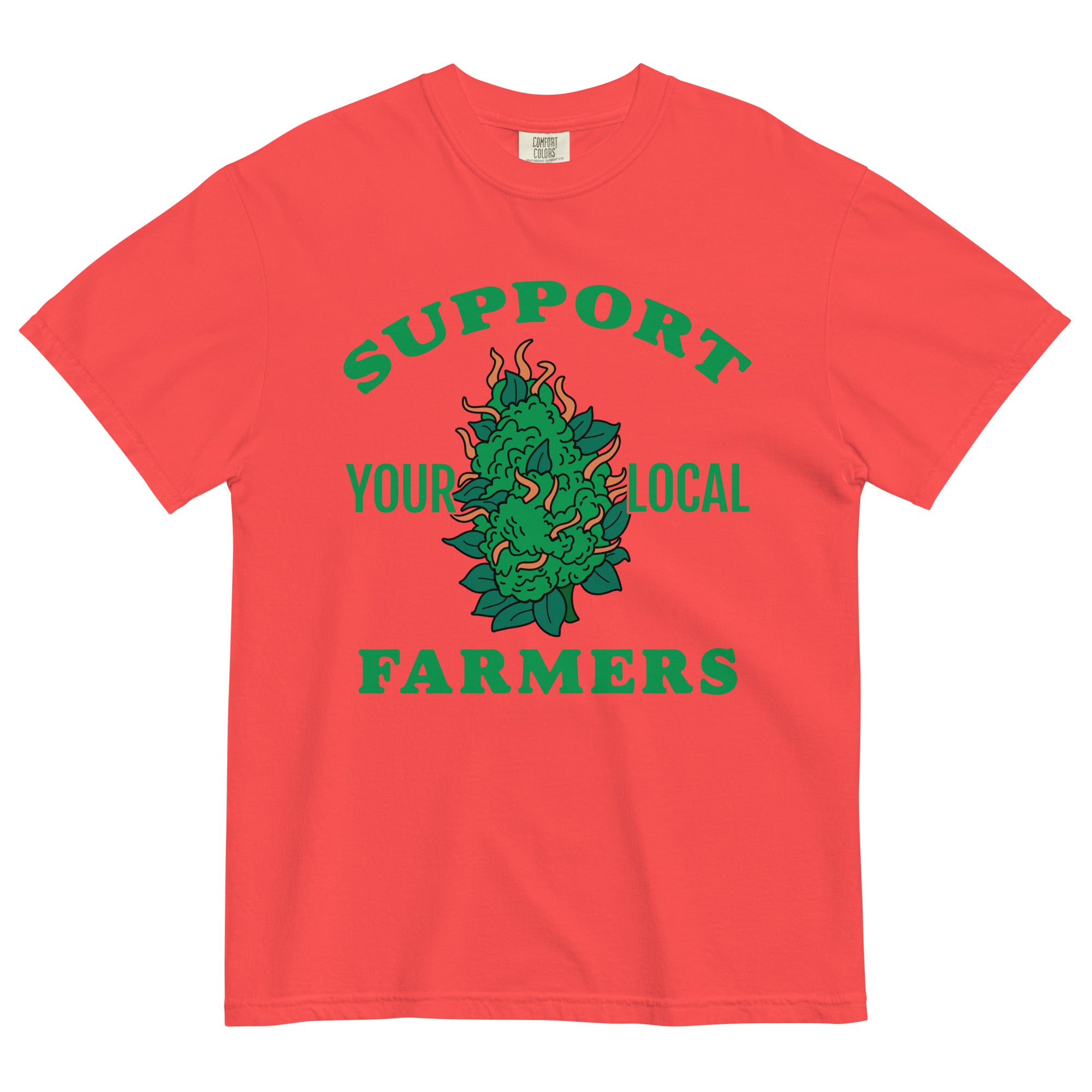 Support Your Local Farmers: Cannabis Bud Tee for Pot Farmers | Magic Leaf Tees