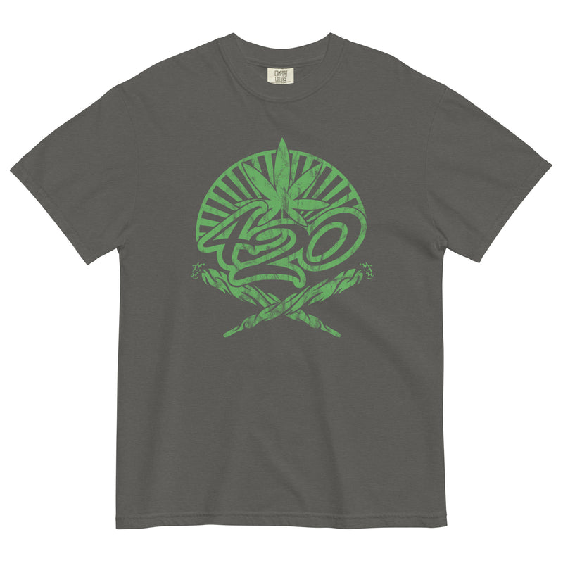 Sunburst 420 Joints Tee | Cannabis-Inspired Shirt | Stylish Weed Fashion | Magic Leaf Tees