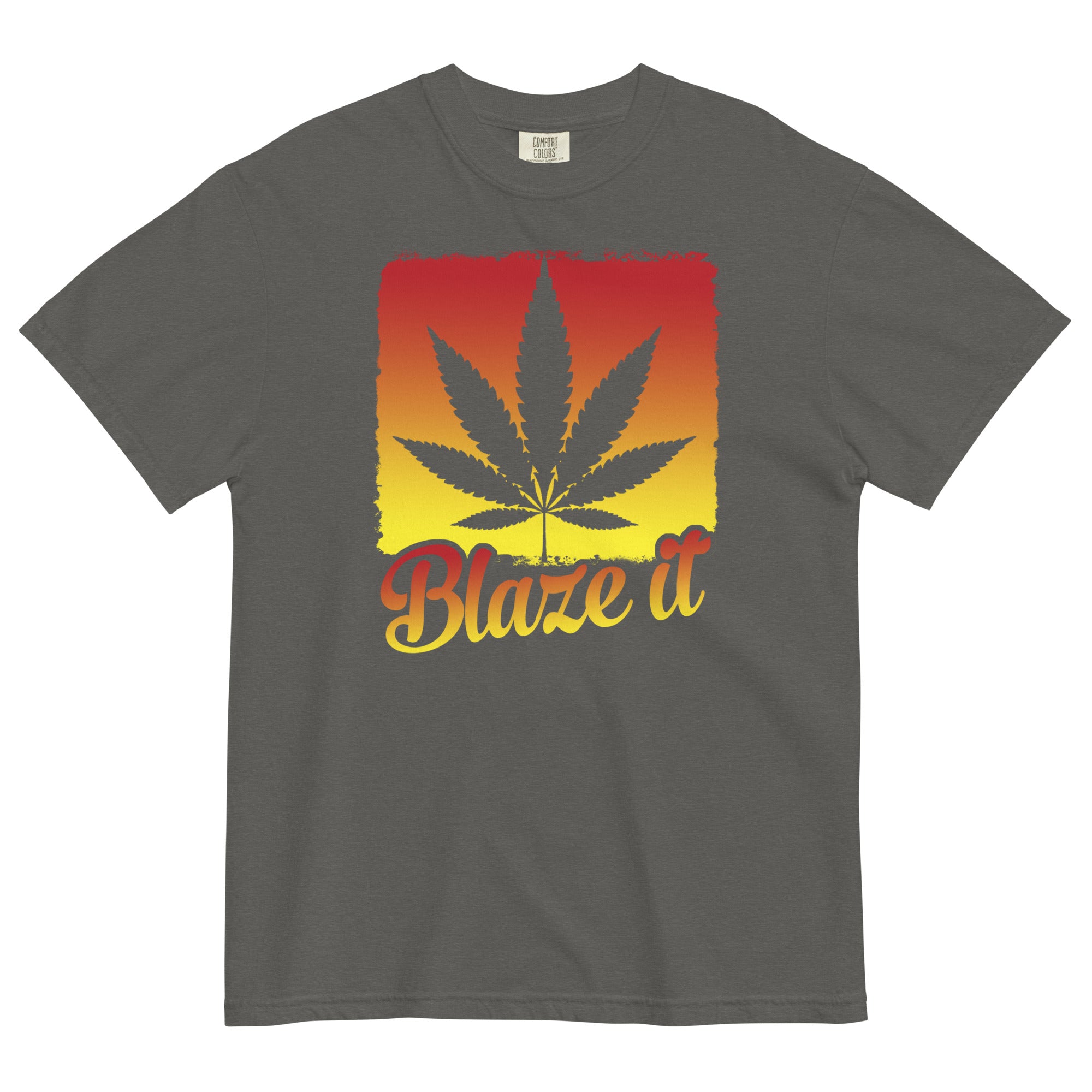 Blaze It T-Shirt – Colorful Cannabis-Themed Apparel | Magic Leaf Tees