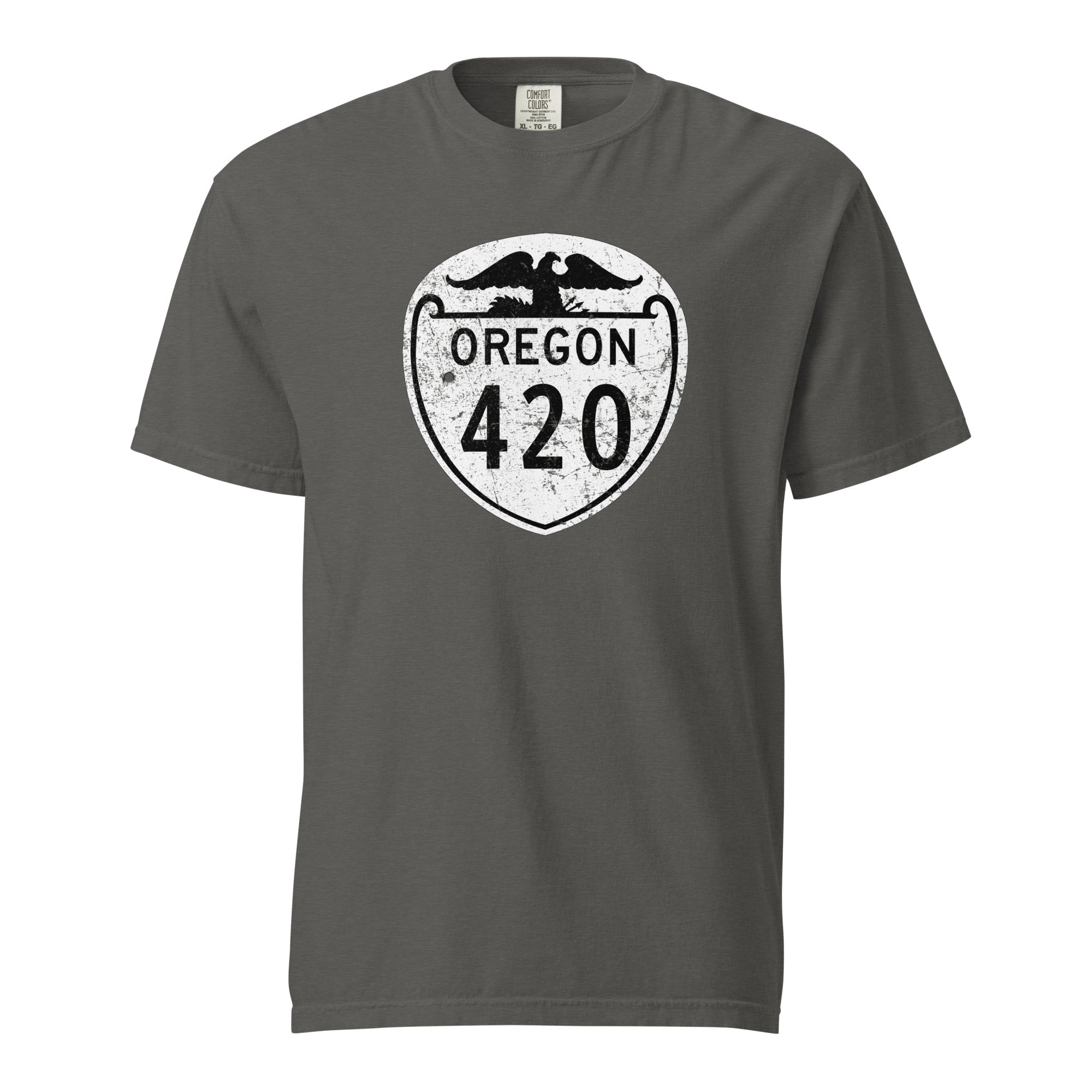 Oregon 420 Highway Sign Weed Shirt | Oregon Cannabis Graphic Tee | Magic Leaf Tees