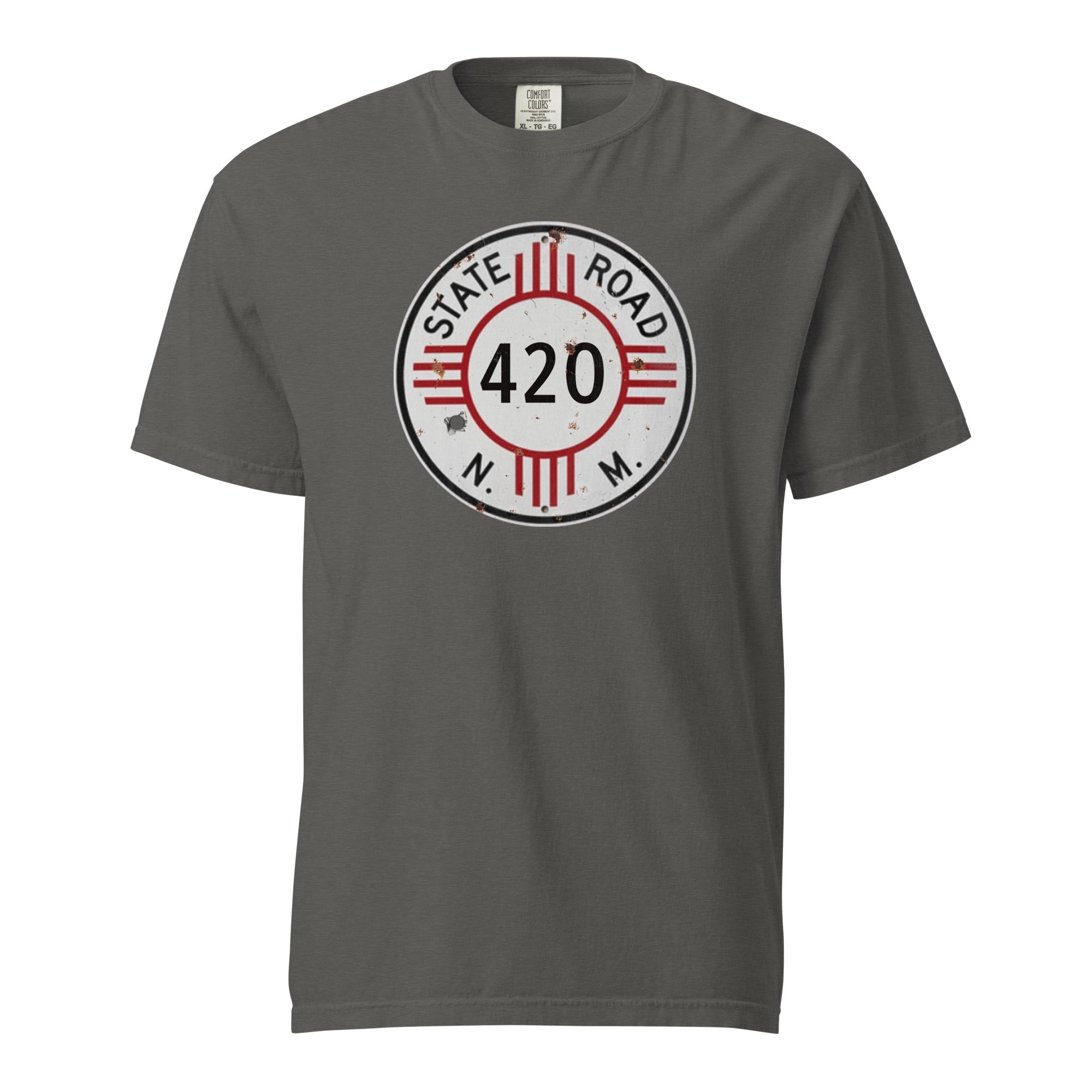Vintage New Mexico 420 Highway Sign Weed Shirt | Retro Southwest Cannabis Graphic Tee | Magic Leaf Tees