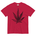 Cannabis Chic: Unique Marijuana Leaf Ink Stamp T-Shirt - Trendy Weed Apparel for 420 Enthusiasts! - Magic Leaf Tees