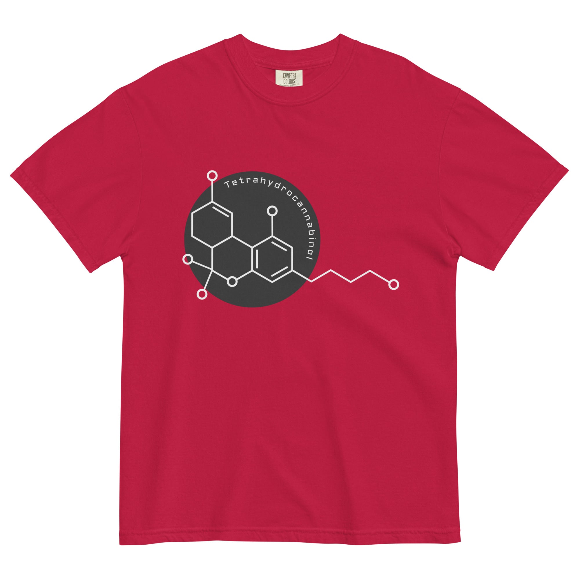 Abstract THC Molecule Cannabis T-Shirt: Stylish Weed Apparel | Magic Leaf Tees