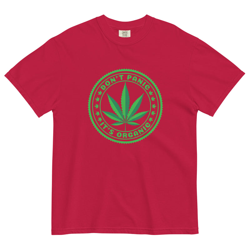 Don't Panic It's Organic Cannabis T-Shirt: Stylish Weed Tee | Magic Leaf Tees