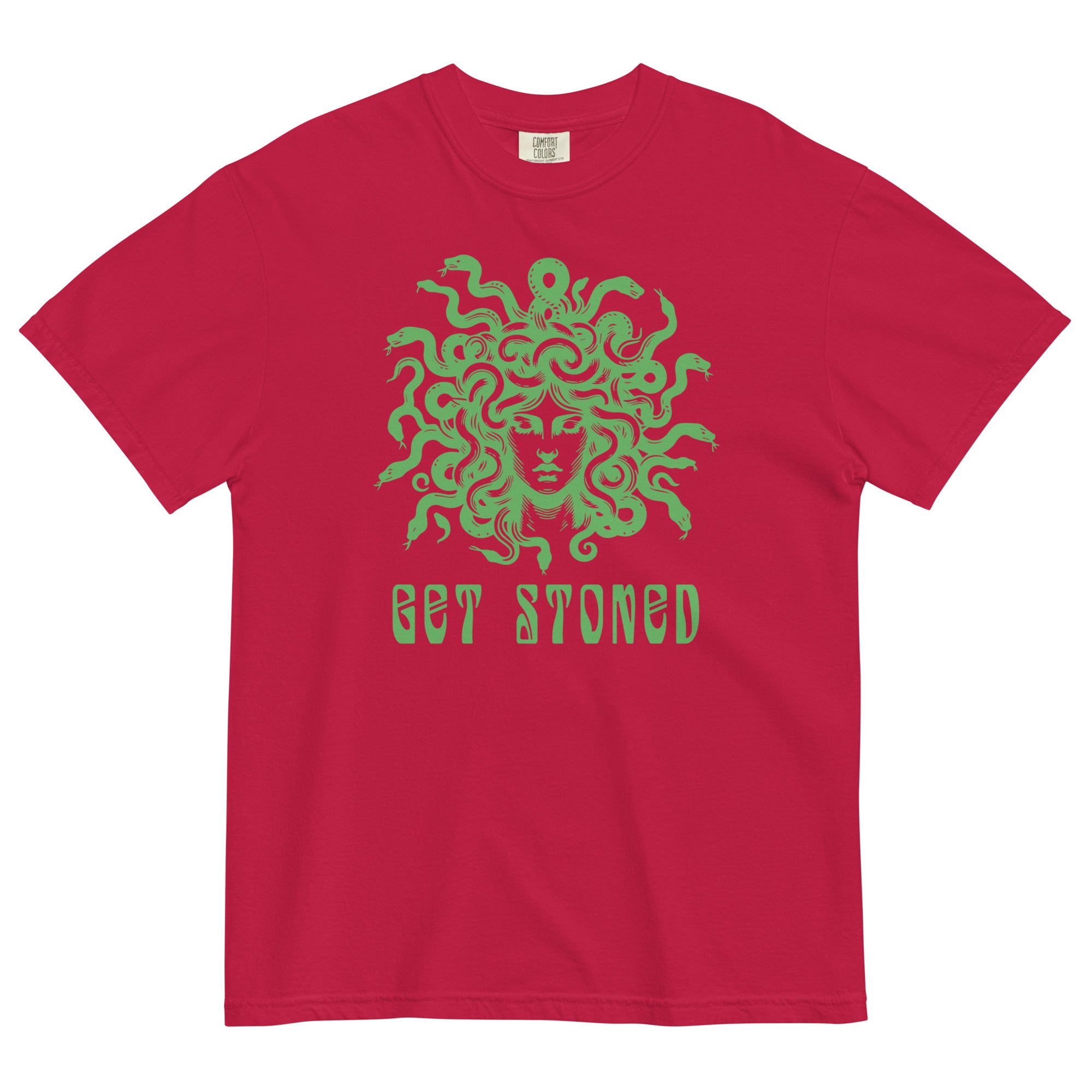 Get Stoned Medusa T-Shirt - Exclusive Halloween Weed Apparel | Magic Leaf Tees