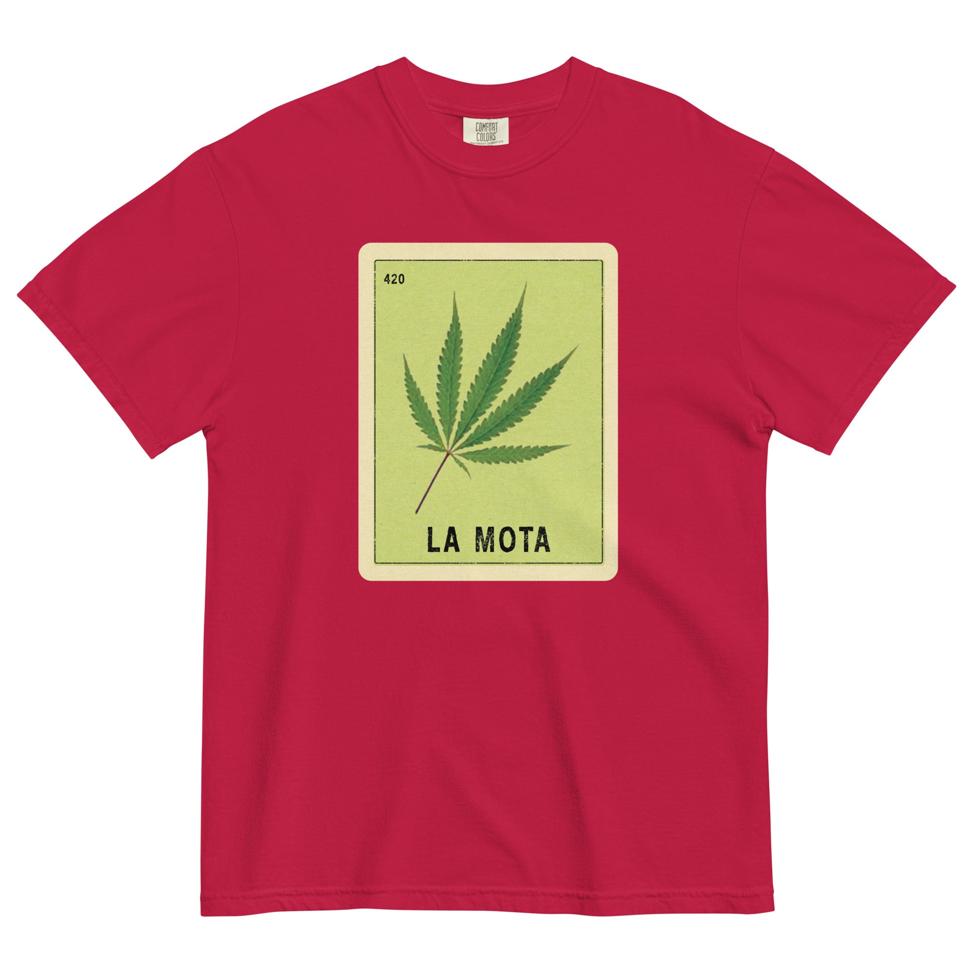 "La Mota" Funny Mexican Lotería Marijuana T-Shirt – Magic Leaf Tees