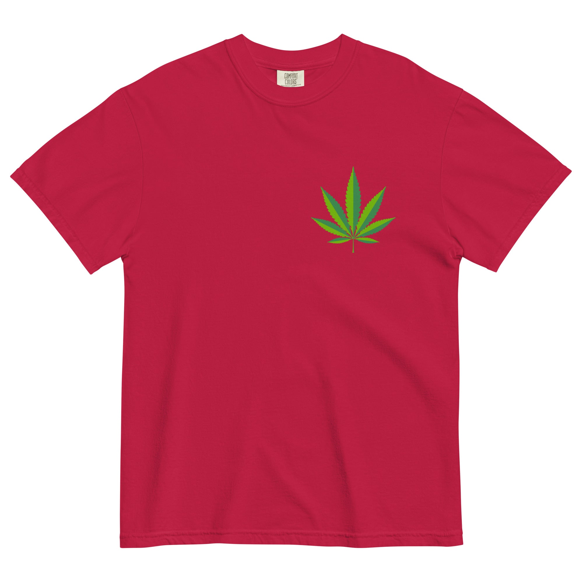 "Two-Tone Cannabis Leaf" Stylish Weed T-Shirt – Magic Leaf Tees