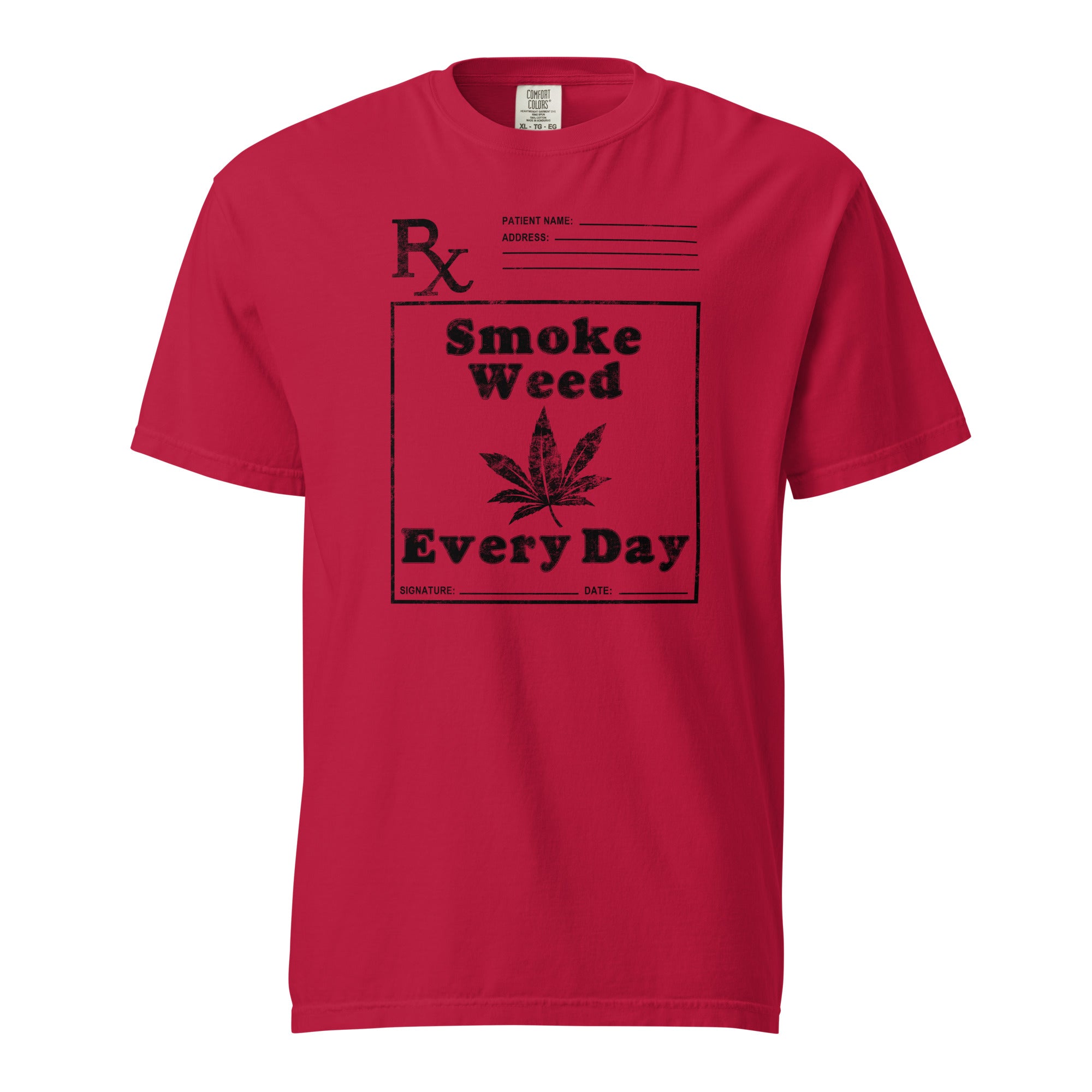 Smoke Weed Everyday T-Shirt – Funny Doctor’s Rx Weed Apparel | Magic Leaf Tees