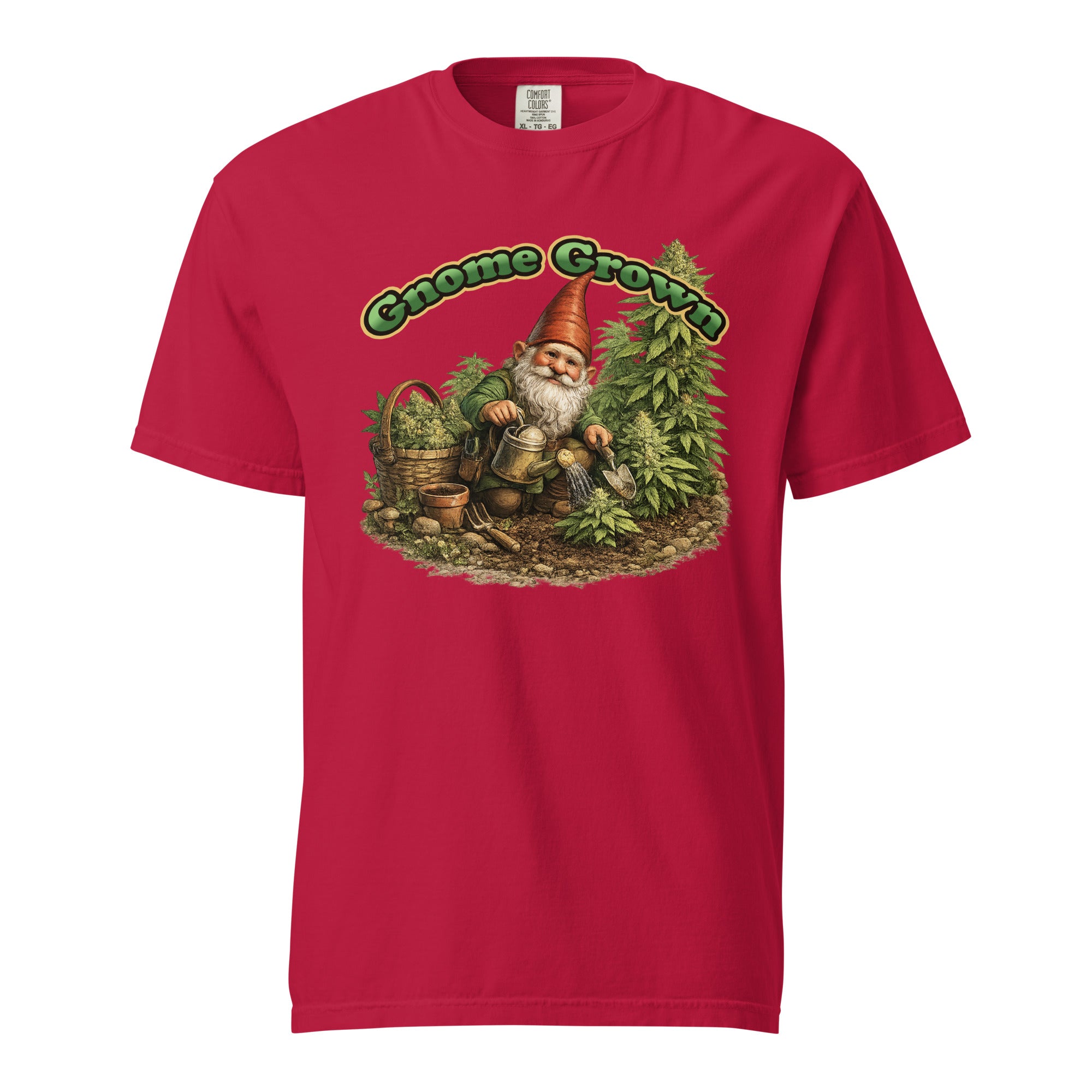 Gnome Grown Weed T-Shirt – Funny Cannabis Garden Gnome Shirt | Magic Leaf Tees