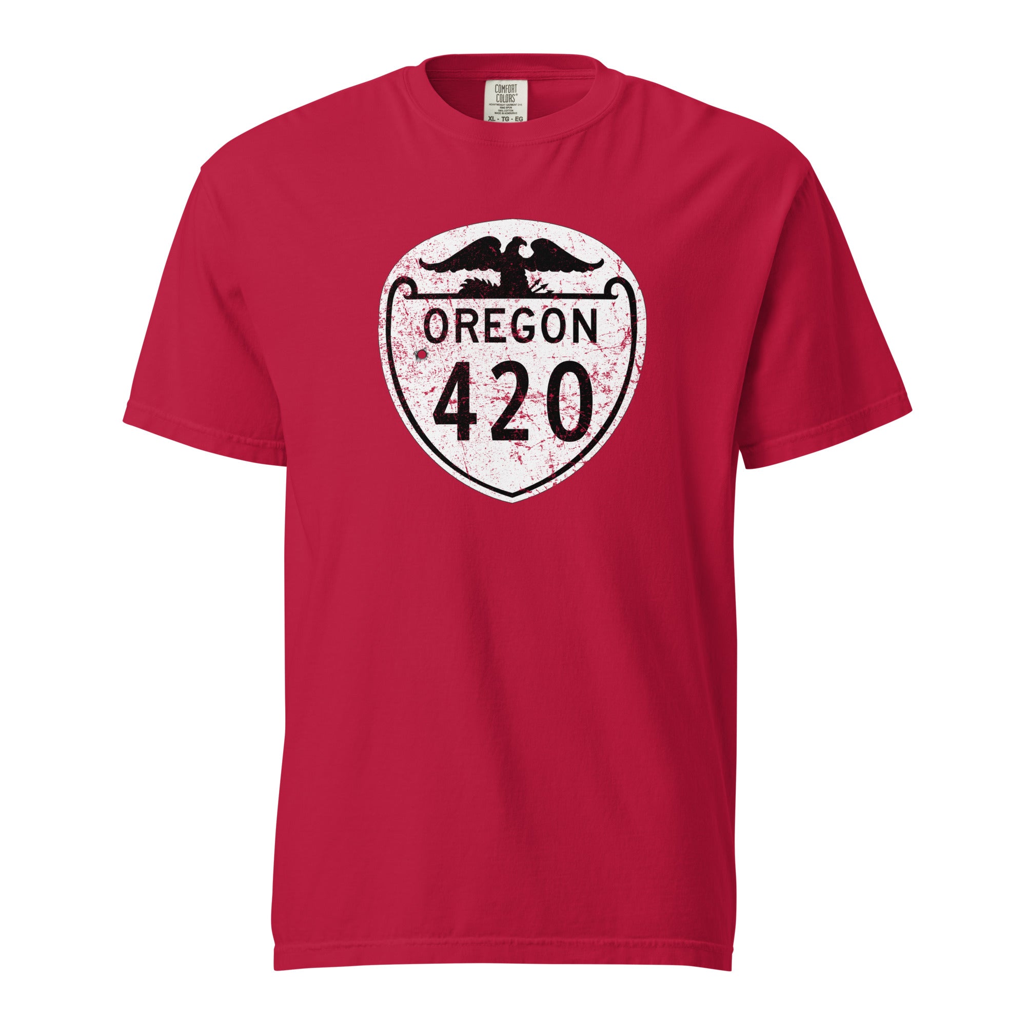 Oregon 420 Highway Sign Weed Shirt | Oregon Cannabis Graphic Tee | Magic Leaf Tees
