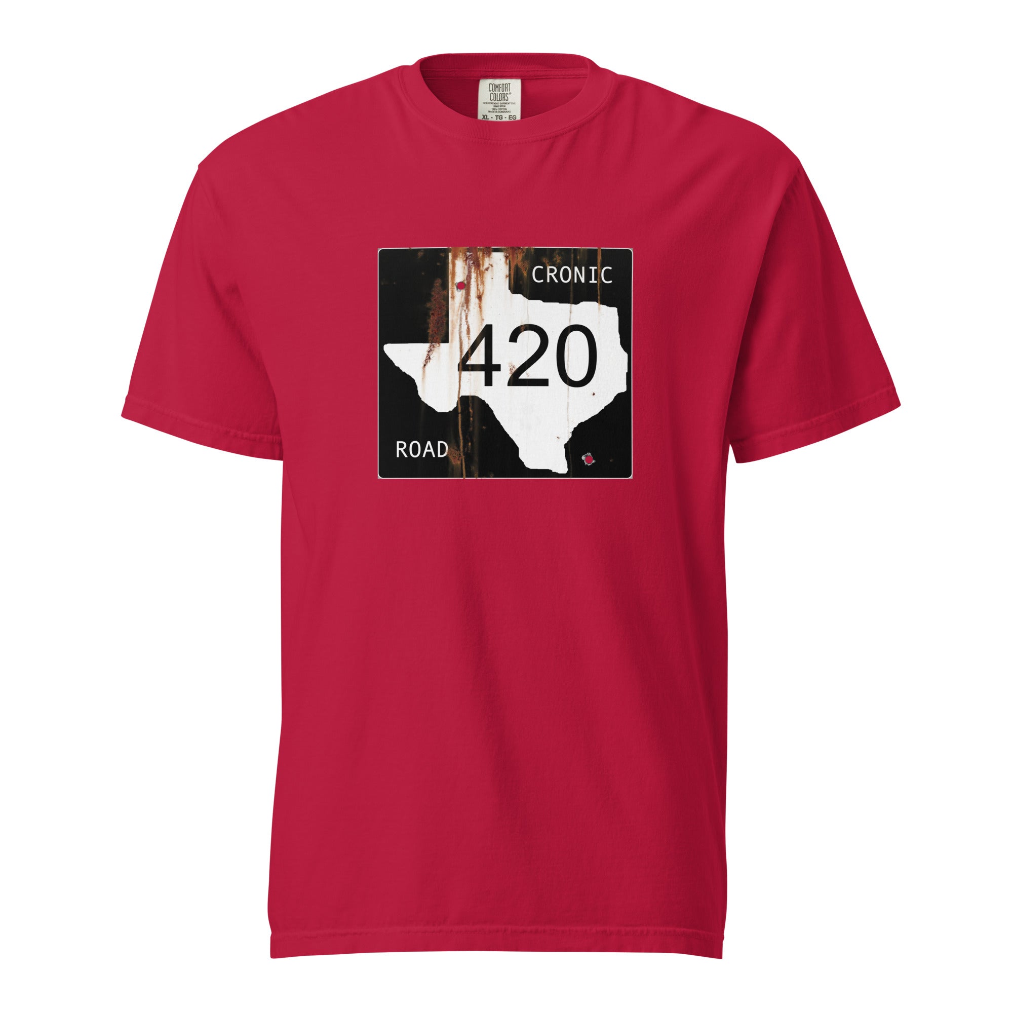 420 Cronic Road Texas Highway Sign Weed Shirt