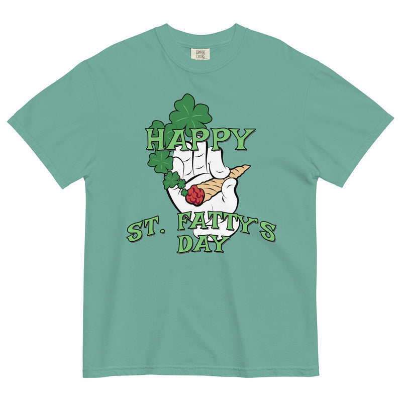 Happy St. Fatty's Day Tee | Stoner St. Patrick's Day Shirt | Shamrock Weed Hilarity | Magic Leaf Tees