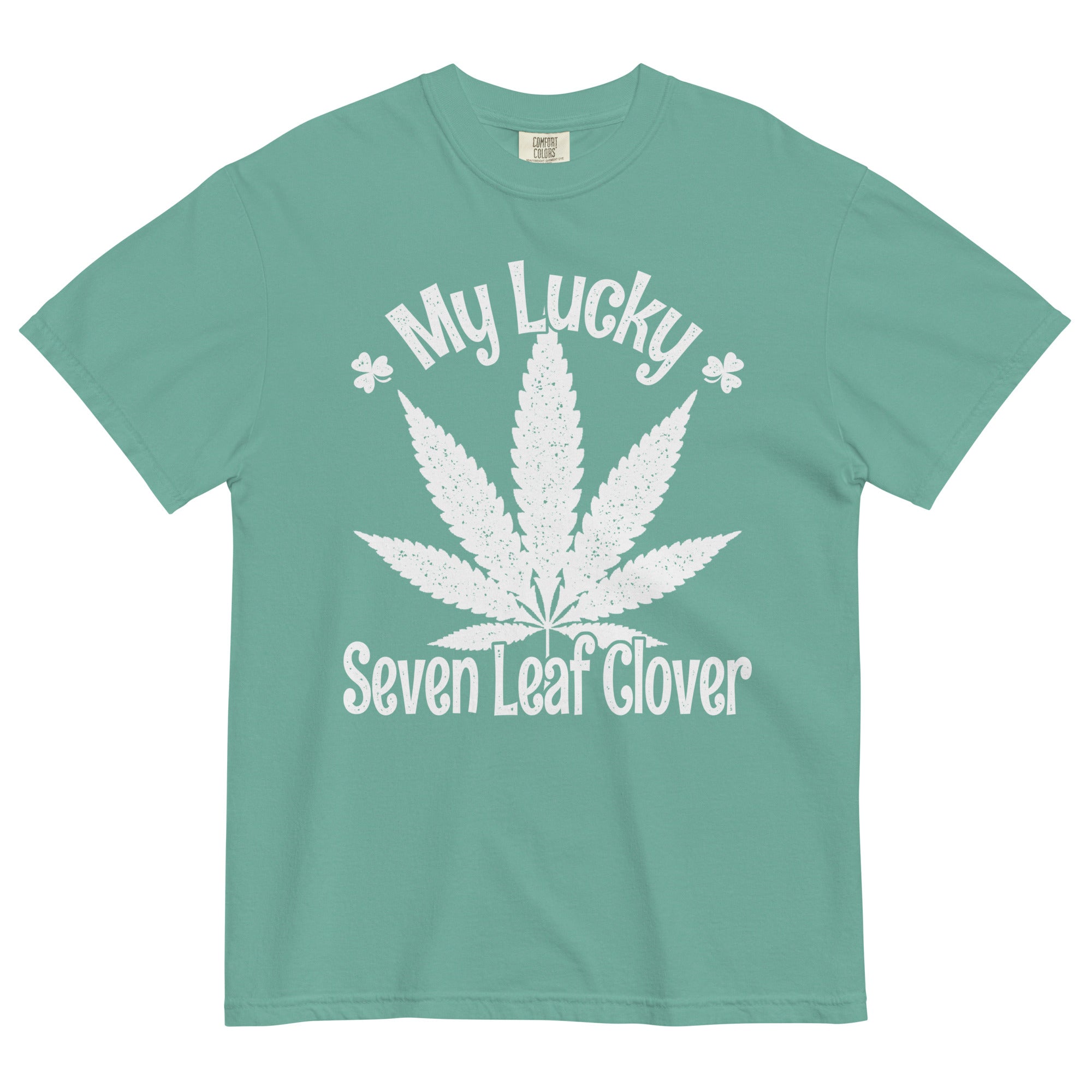 My Lucky Seven Leaf Clover Tee | St. Patrick's Day Cannabis Shirt | Herbal Luck Celebration | Magic Leaf Tees