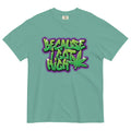 Because I Got High Graffiti Tee | Cannabis Street Art Shirt | Urban Weed Vibes | Magic Leaf Tees
