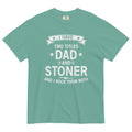 Dual Titles Dad and Stoner: Father's Day Weed-Inspired Tee for the Coolest Dads! - Magic Leaf Tees