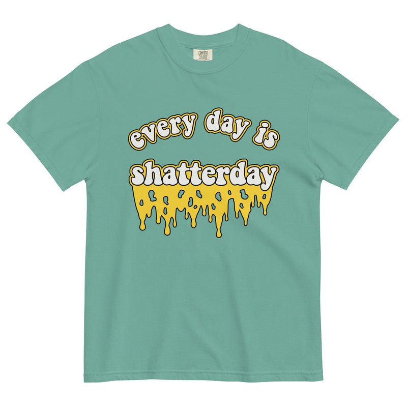 Every Day Is Shatterday Cannabis Shatter T-Shirt: Stylish Tee for Dabbers! | Magic Leaf Tees