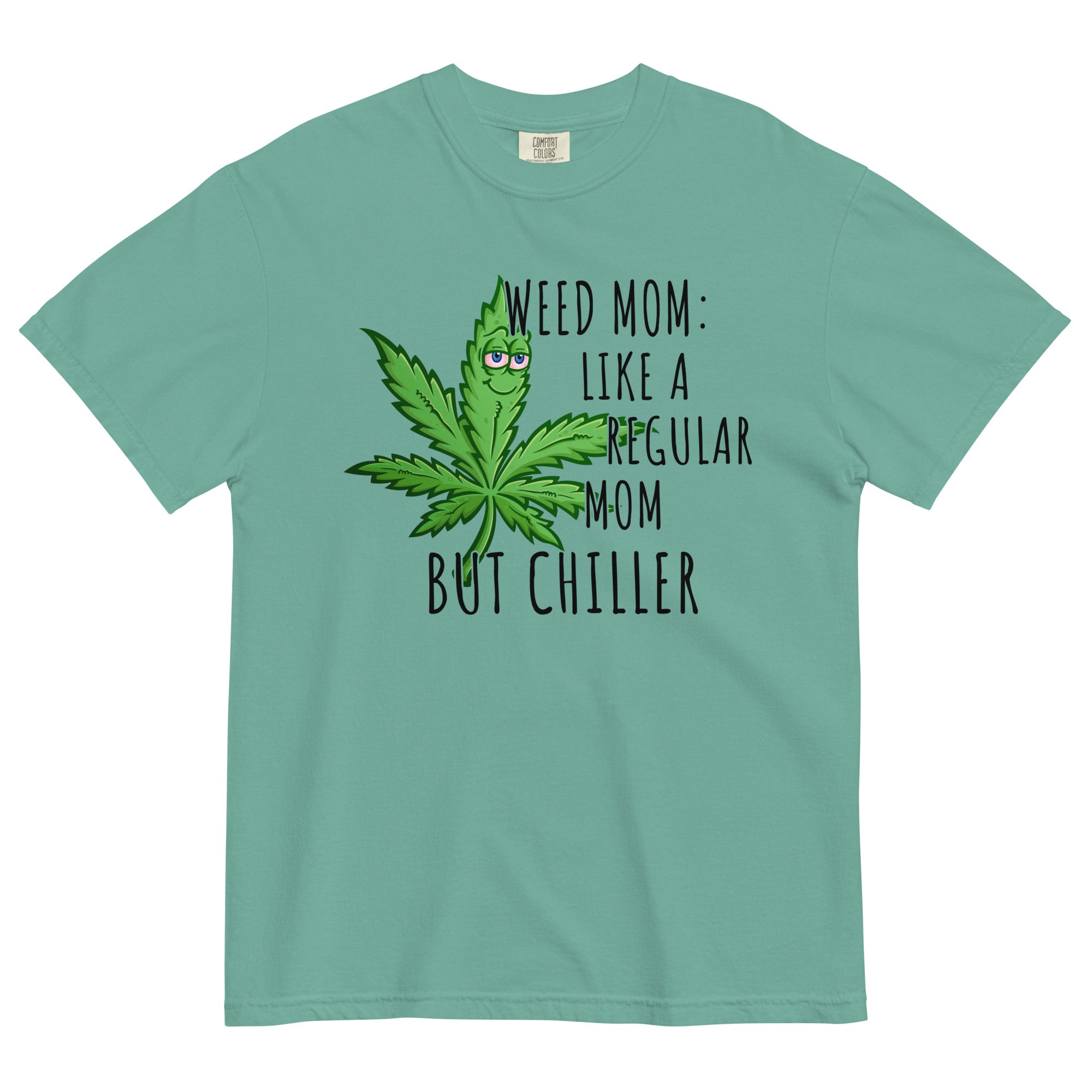 Weed Mom T-Shirt: Embrace Chill Motherhood in Style! | Magic Leaf Tees