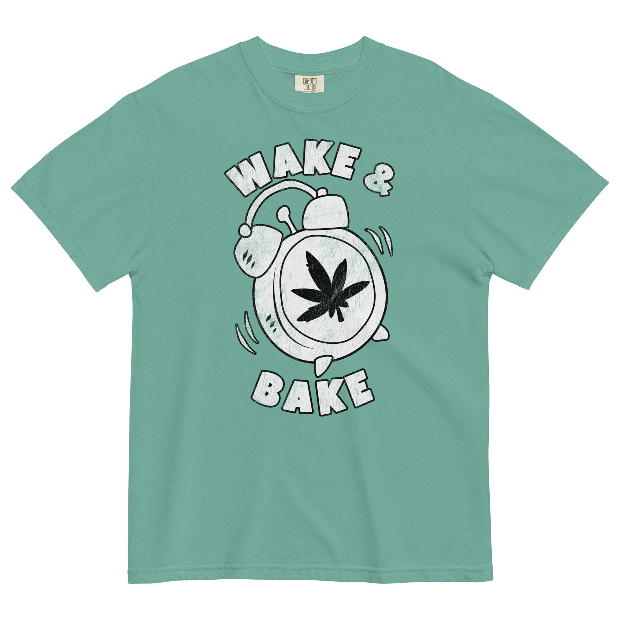 Wake & Bake Funny Weed T-Shirt – Perfect Cannabis Shirt for Marijuana Smokers | Magic Leaf Tees