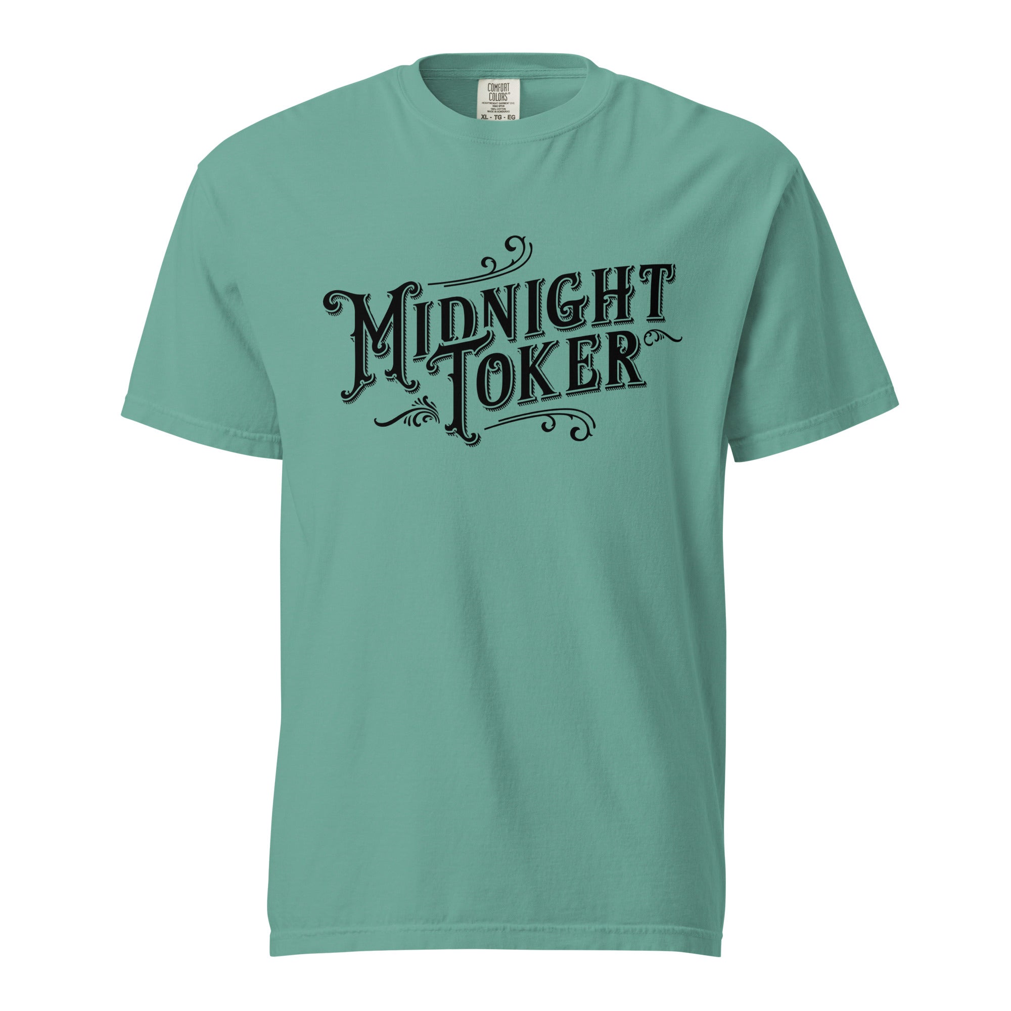 Midnight Toker T-Shirt – Vintage Weed Apparel | Magic Leaf Tees