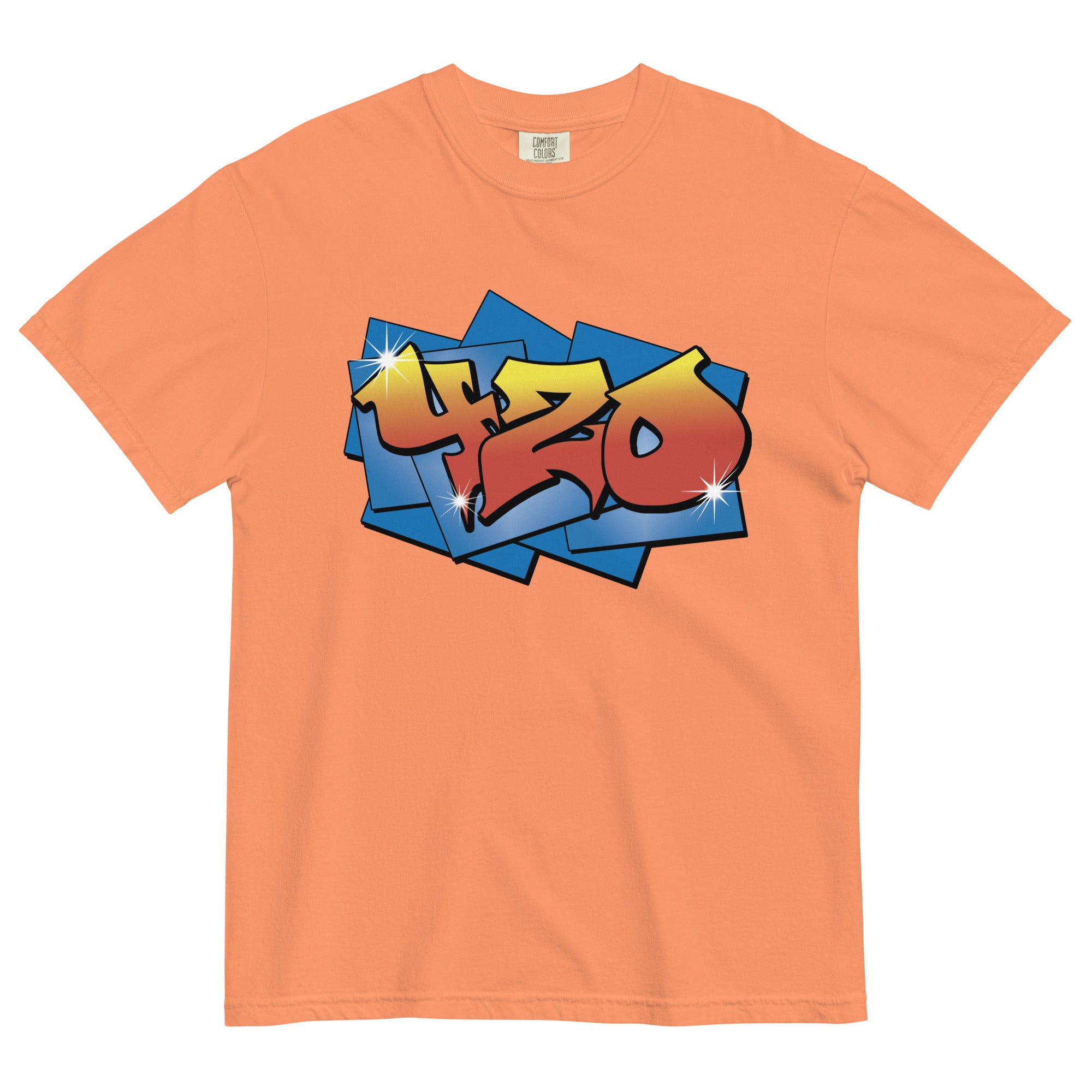 Graffiti 420 Tee | Urban Cannabis Shirt | Street Art Weed Fashion | Magic Leaf Tees