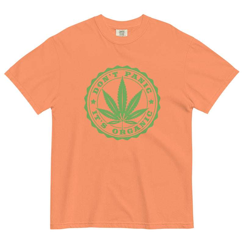 Organic Bliss: Don't Panic It's Organic Weed T-Shirt | Magic Leaf Tees
