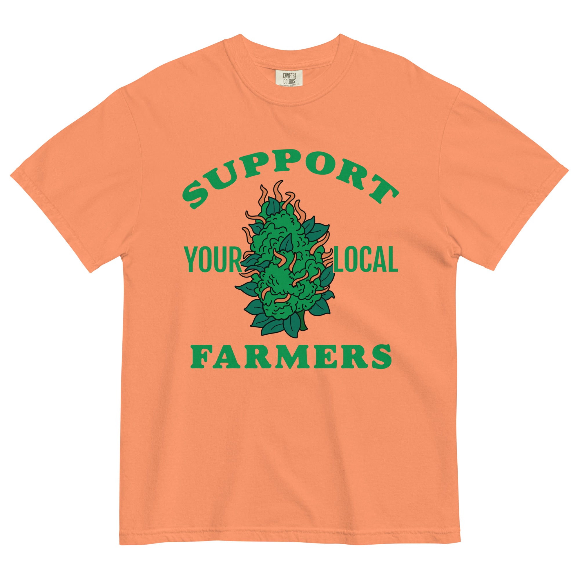 Support Your Local Farmers: Cannabis Bud Tee for Pot Farmers | Magic Leaf Tees