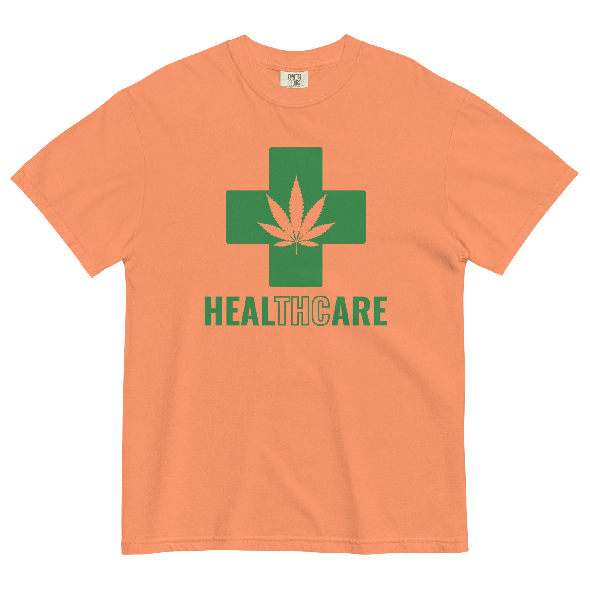 THC Healthcare T-Shirt - Green Cross Design | Cannabis Culture Tee