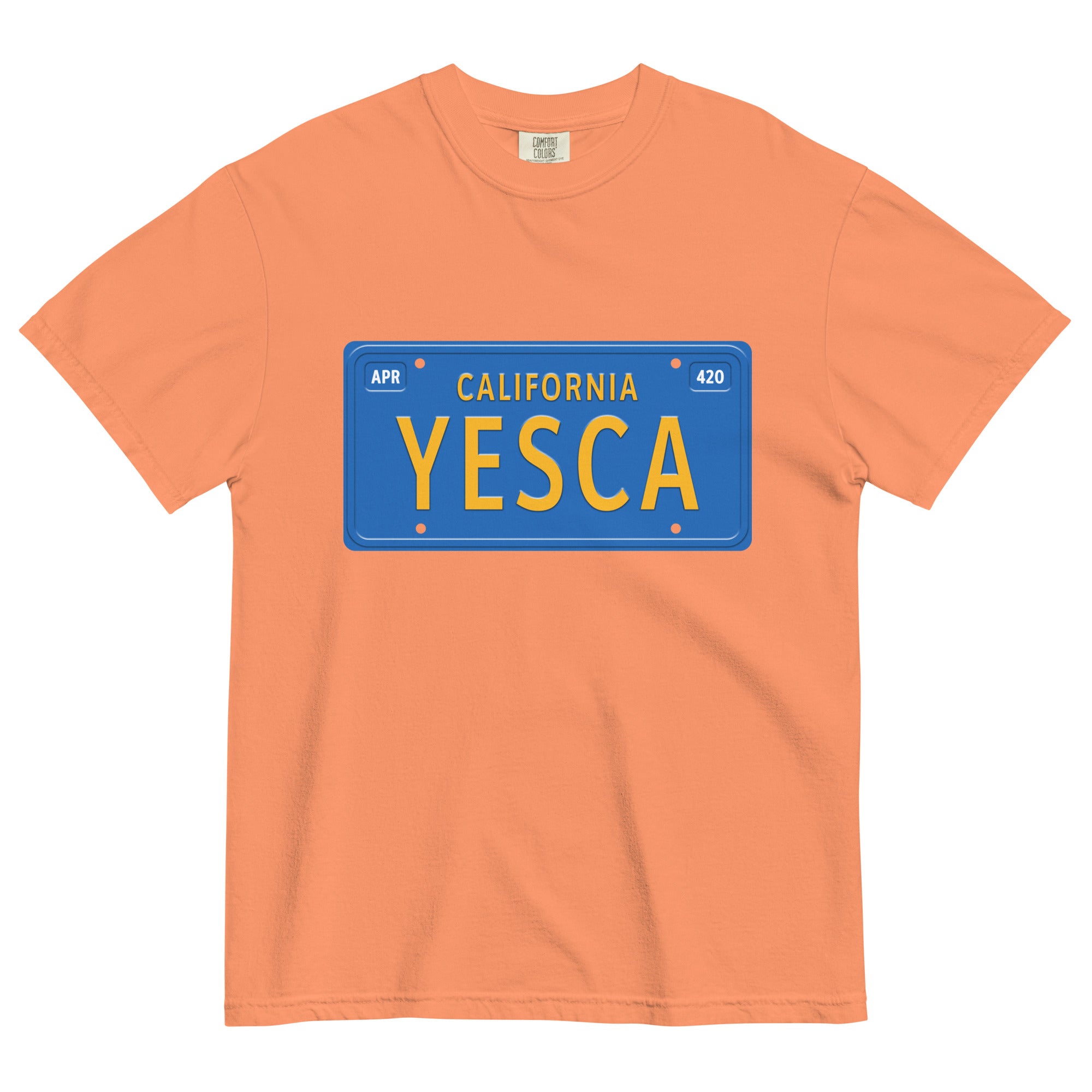 "Yesca" California License Plate Weed T-Shirt – Magic Leaf Tees