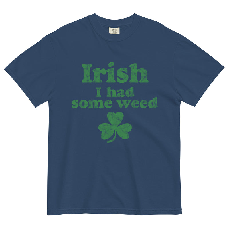 Irish I Had Some Weed Tee | St. Patrick's Day Cannabis Shirt | Weed Humor T-Shirt | Magic Leaf Tees