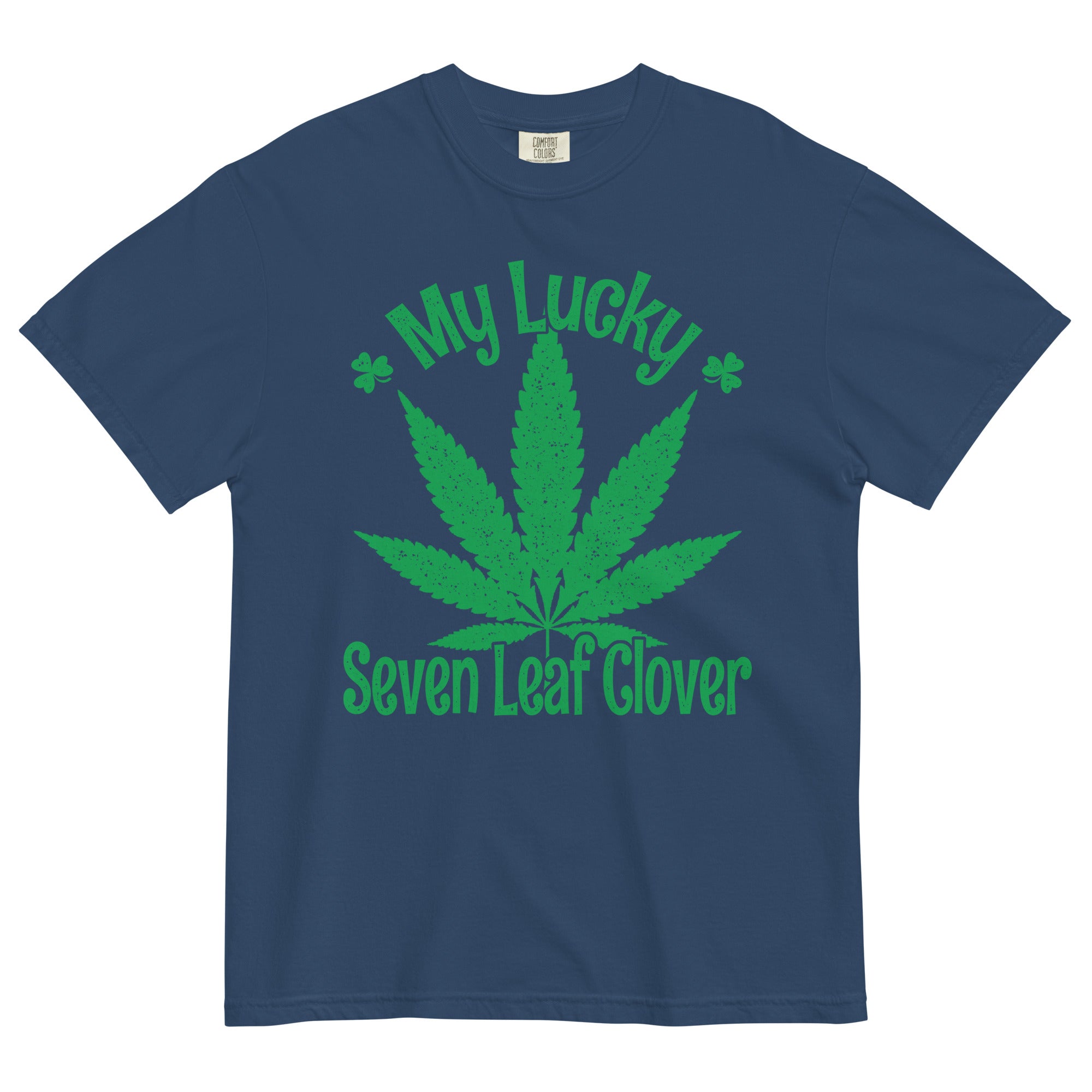 My Lucky Seven Leaf Clover Tee | St. Patrick's Day Cannabis Shirt | Herbal Luck Celebration | Magic Leaf Tees