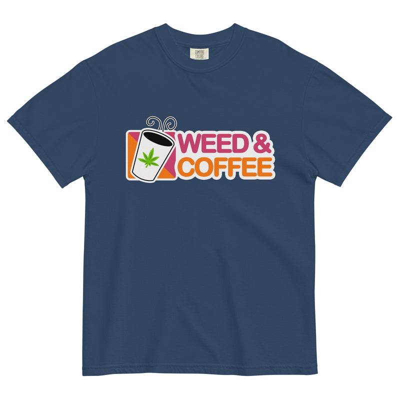 Weed & Coffee T-Shirt: Perfect Blend of Cannabis and Caffeine | Magic Leaf Tees