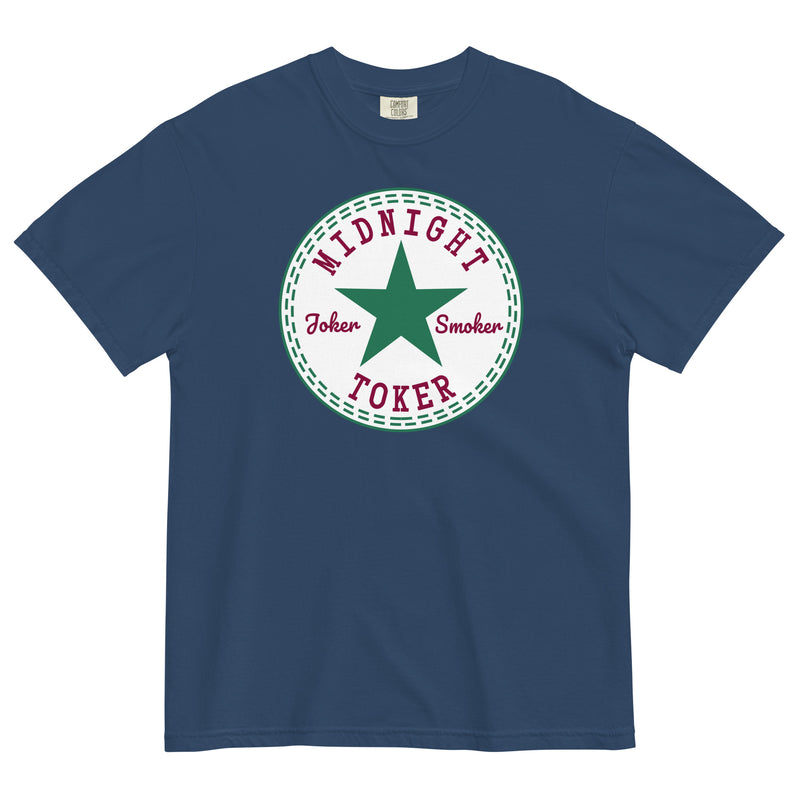 Joker Smoker Midnight Toker All Stars T-Shirt: Cannabis Sneaker Logo Weed Shirt | Magic Leaf Tees
