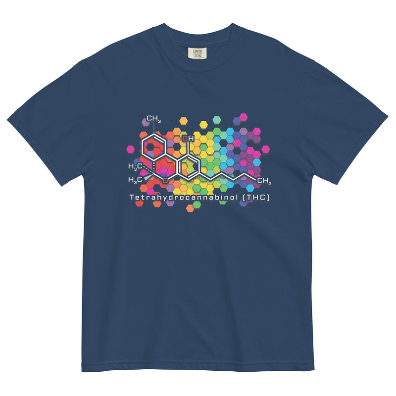 Vibrant THC Molecule: Cannabis-Inspired Tee for Science and Medical Marijuana Enthusiasts! | Magic Leaf Tees
