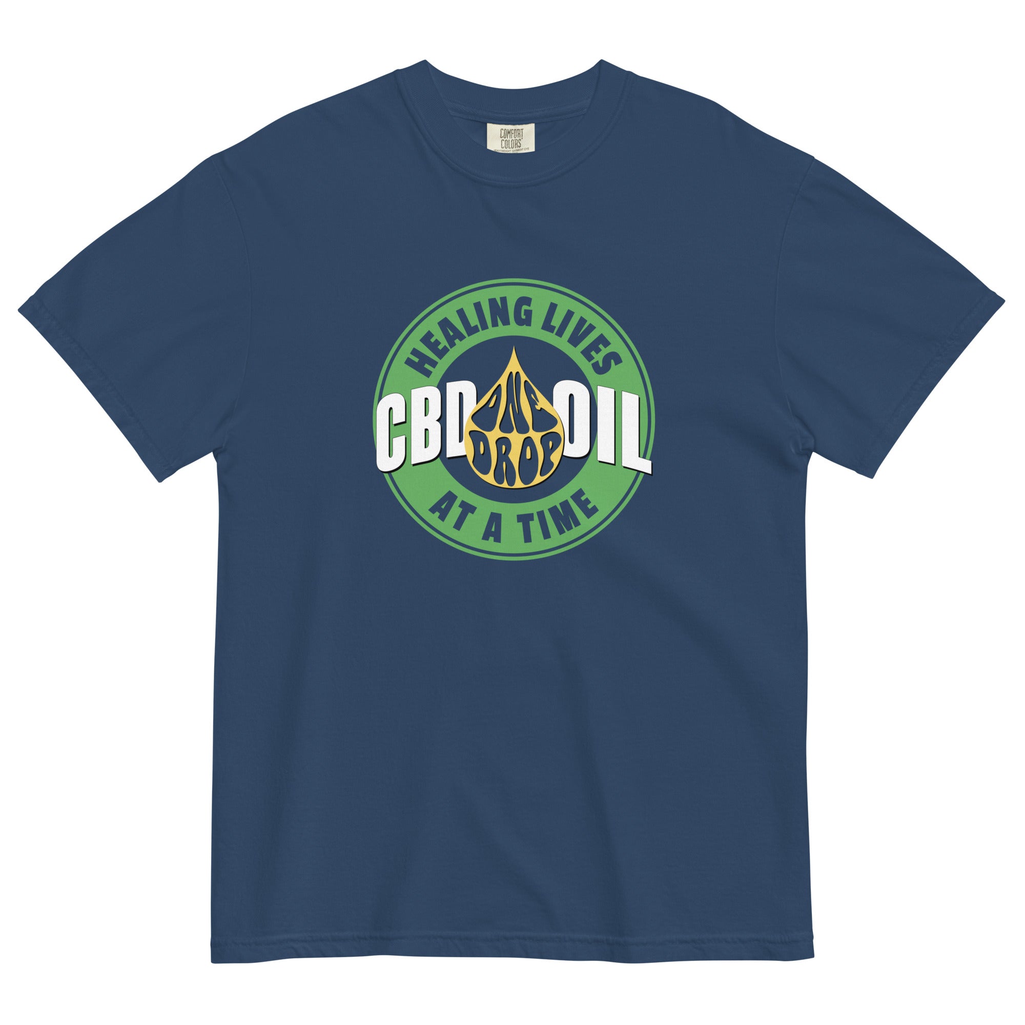 CBD Oil Healing Lives T-Shirt: Promoting Wellness One Drop at a Time | Magic Leaf Tees