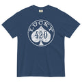 Lucky 420 T-Shirt – Weed-Themed Casino Poker Chip Design | Magic Leaf Tees