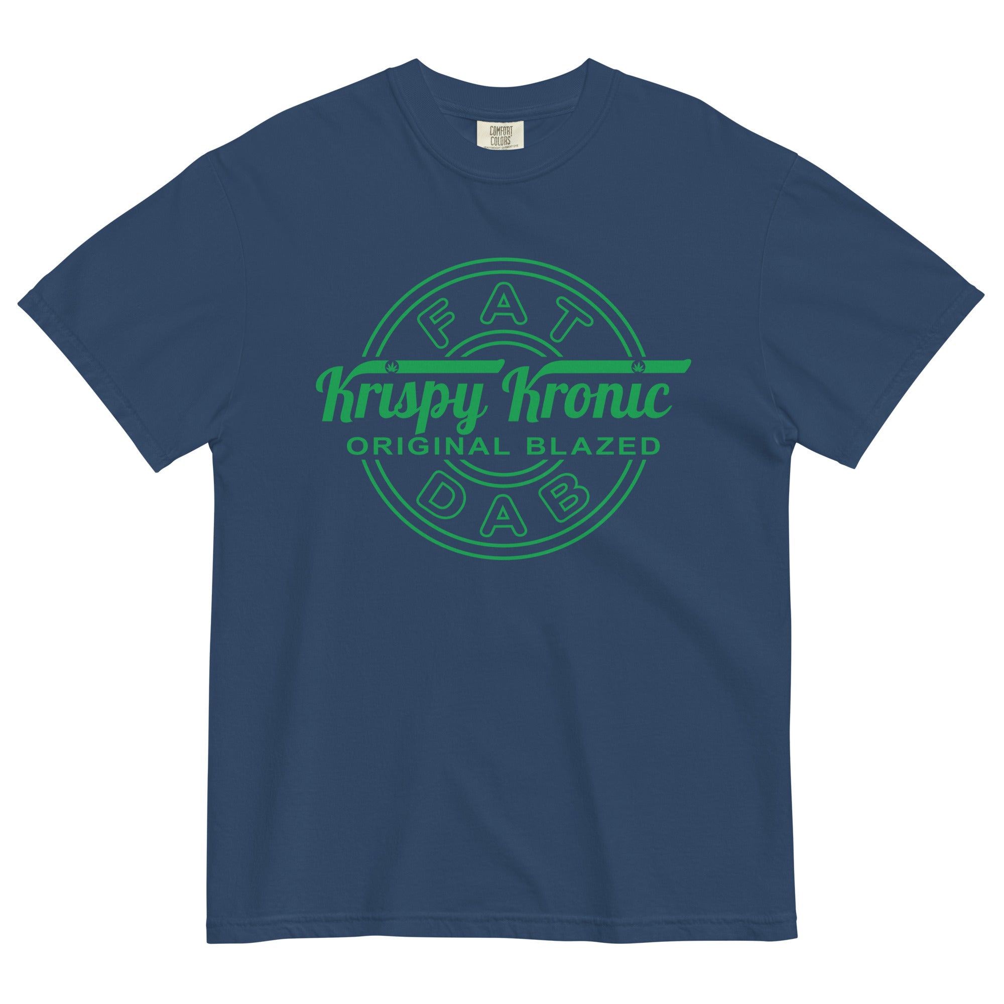 Krispy Kronic Original Blazed Fat Dabs T-Shirt – Funny Weed-Themed Apparel for Cannabis Dabbers | Magic Leaf Tees