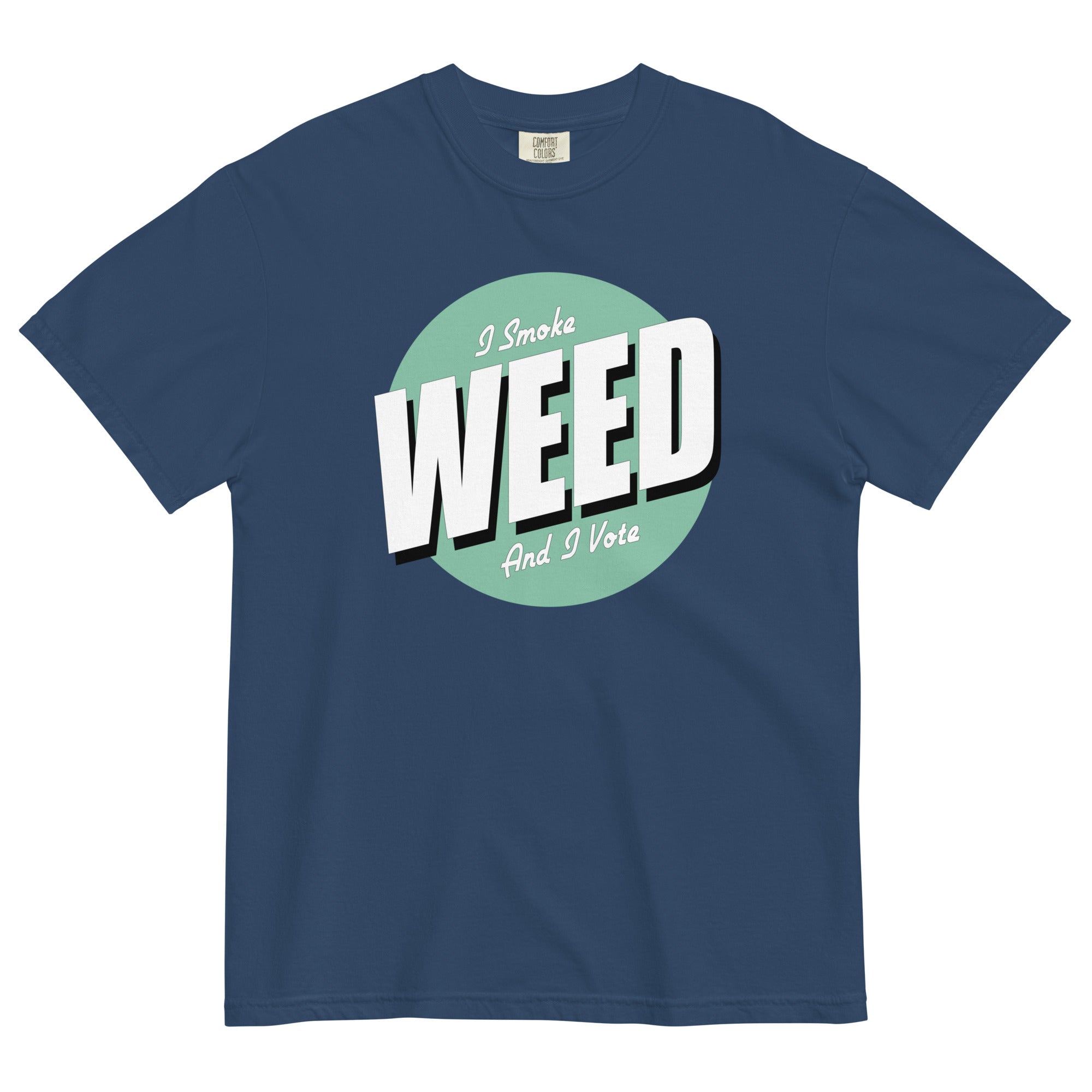 I Smoke Weed And I Vote T-Shirt for Marijuana Legalization Advocates | Magic Leaf Tees