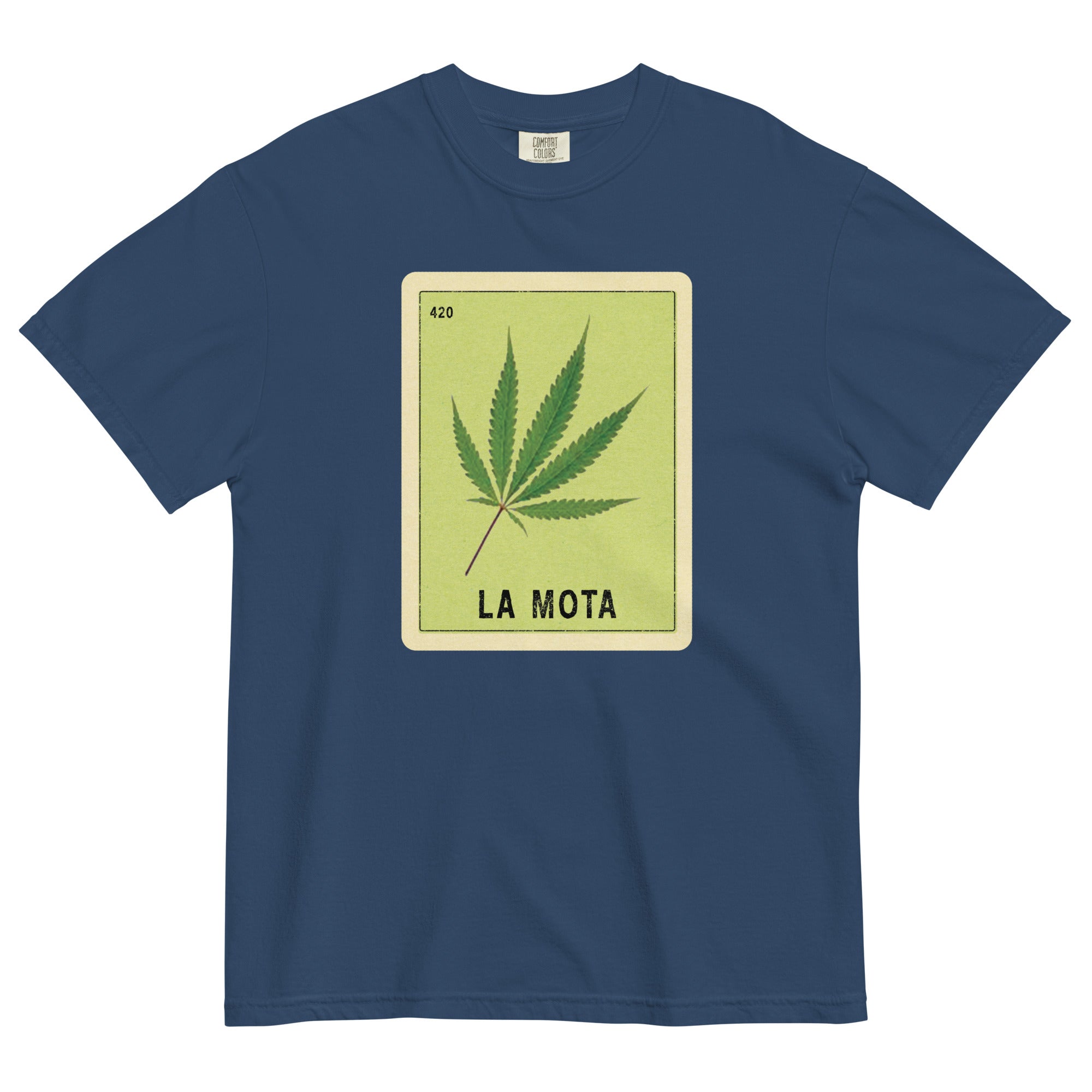 "La Mota" Funny Mexican Lotería Marijuana T-Shirt – Magic Leaf Tees