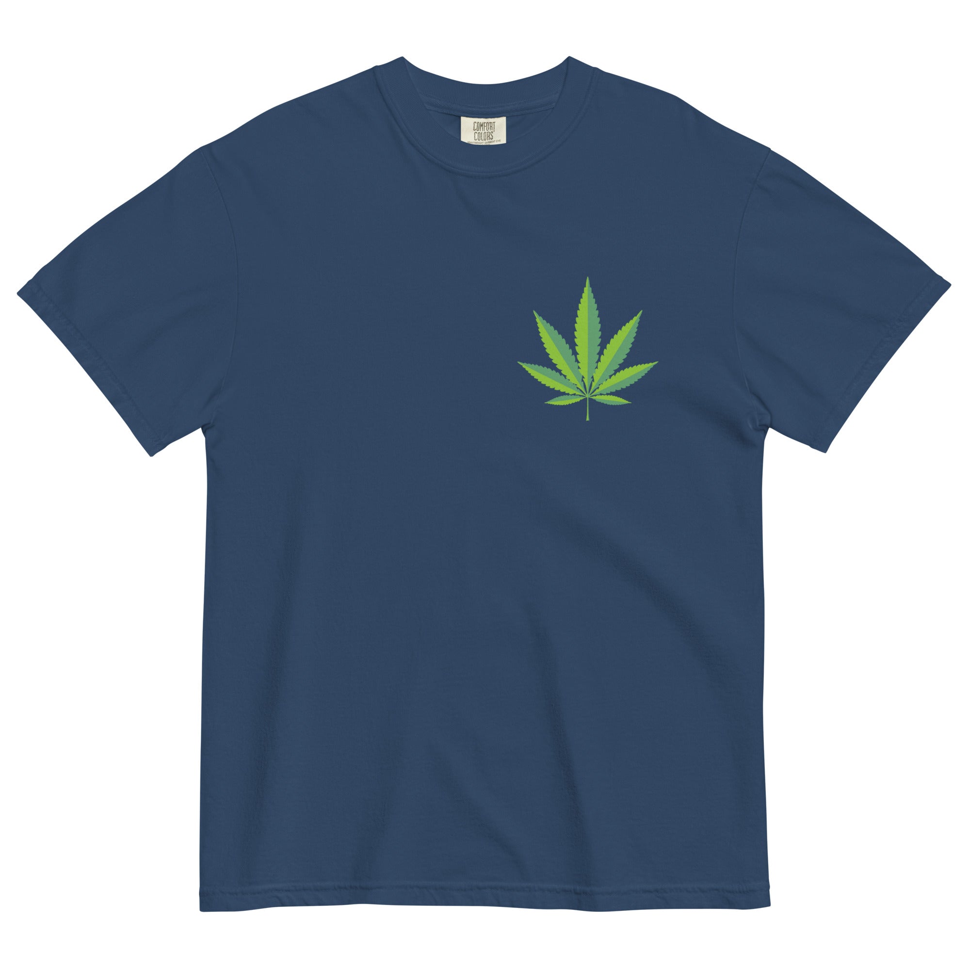 "Two-Tone Cannabis Leaf" Stylish Weed T-Shirt – Magic Leaf Tees