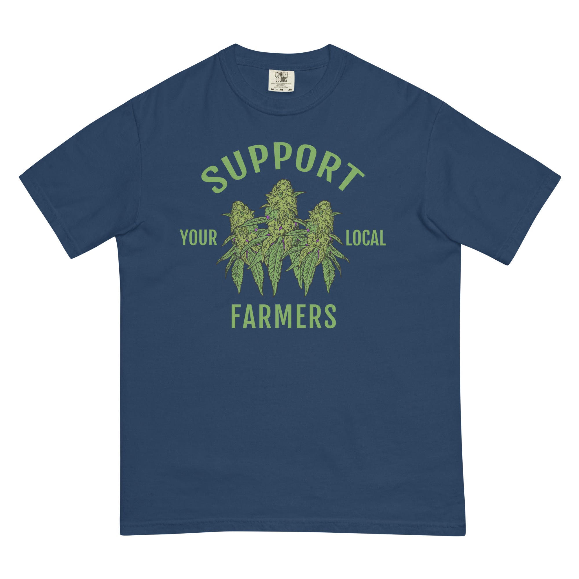 "Support Your Local Farmers" Cannabis Buds T-Shirt – Magic Leaf Tees