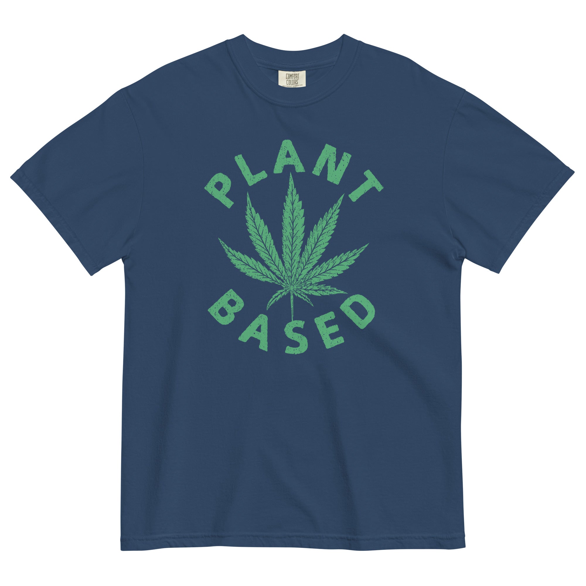 "Plant Based" Cannabis Leaf T-Shirt – Stylish Weed Design | Magic Leaf Tees