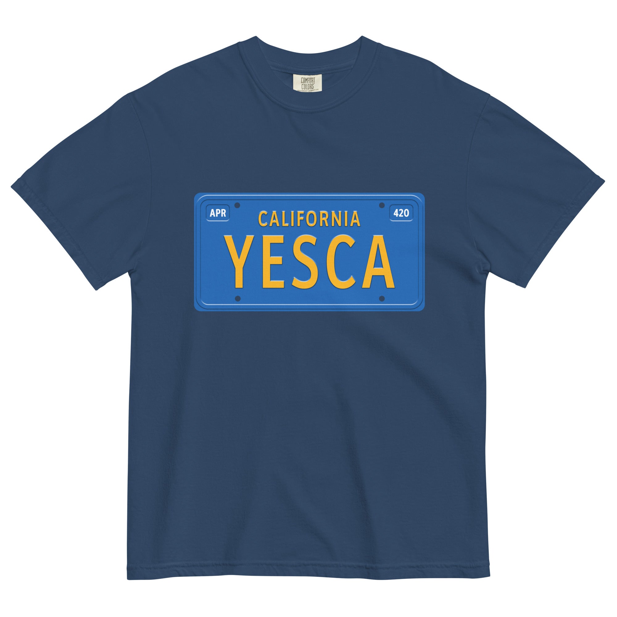 "Yesca" California License Plate Weed T-Shirt – Magic Leaf Tees