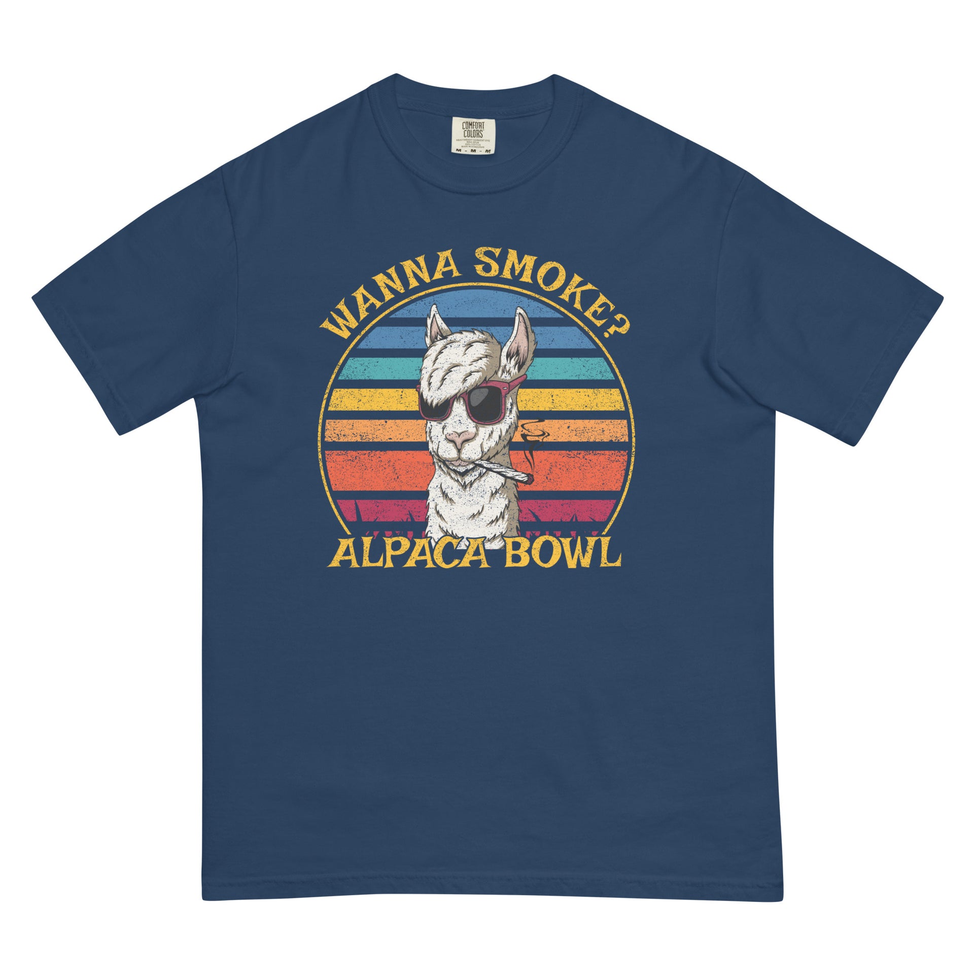 Wanna Smoke Alpaca Bowl T-Shirt