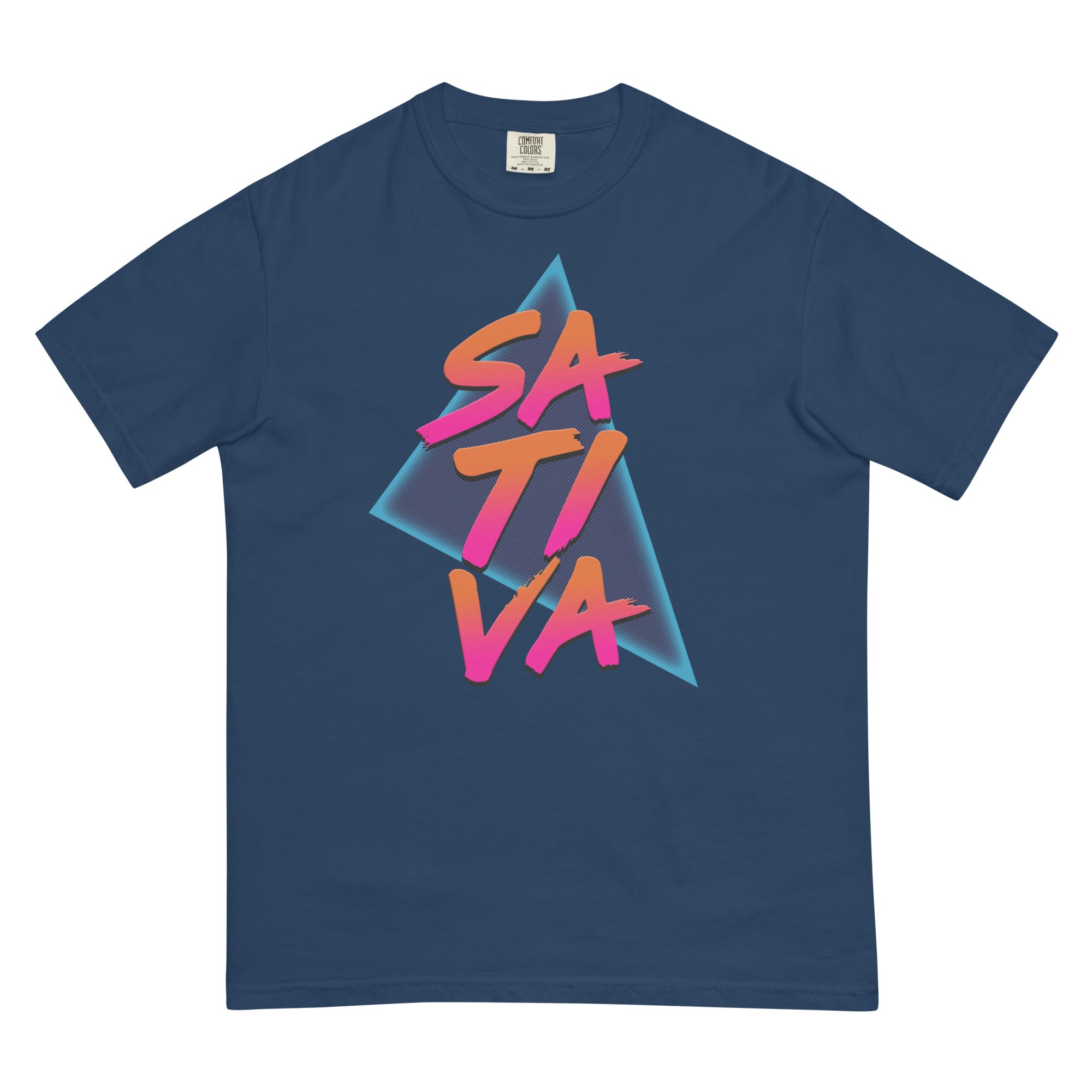 Retro 80’s Sativa T-Shirt – Vibrant Weed Apparel | Magic Leaf Tees