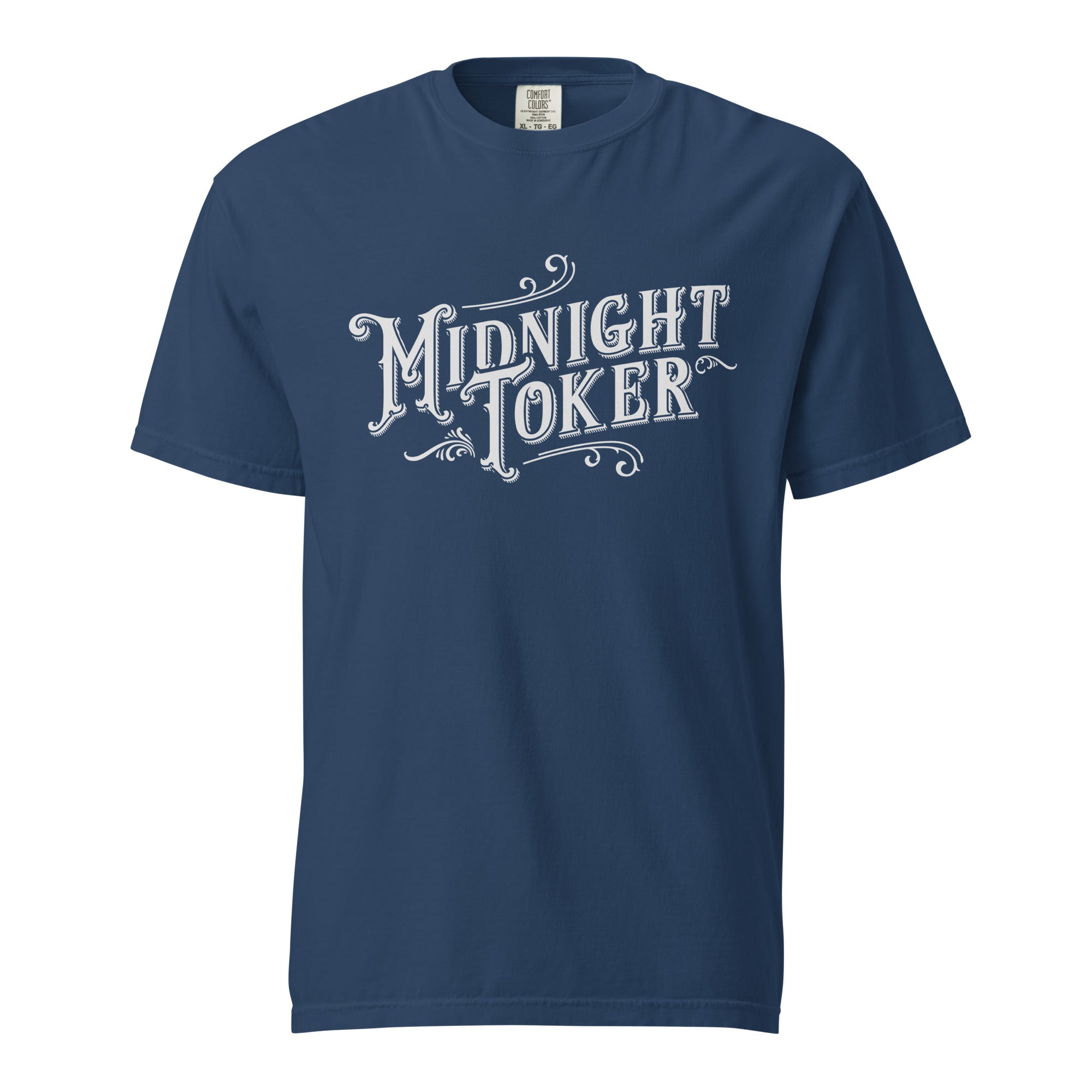 Midnight Toker T-Shirt – Vintage Weed Apparel | Magic Leaf Tees