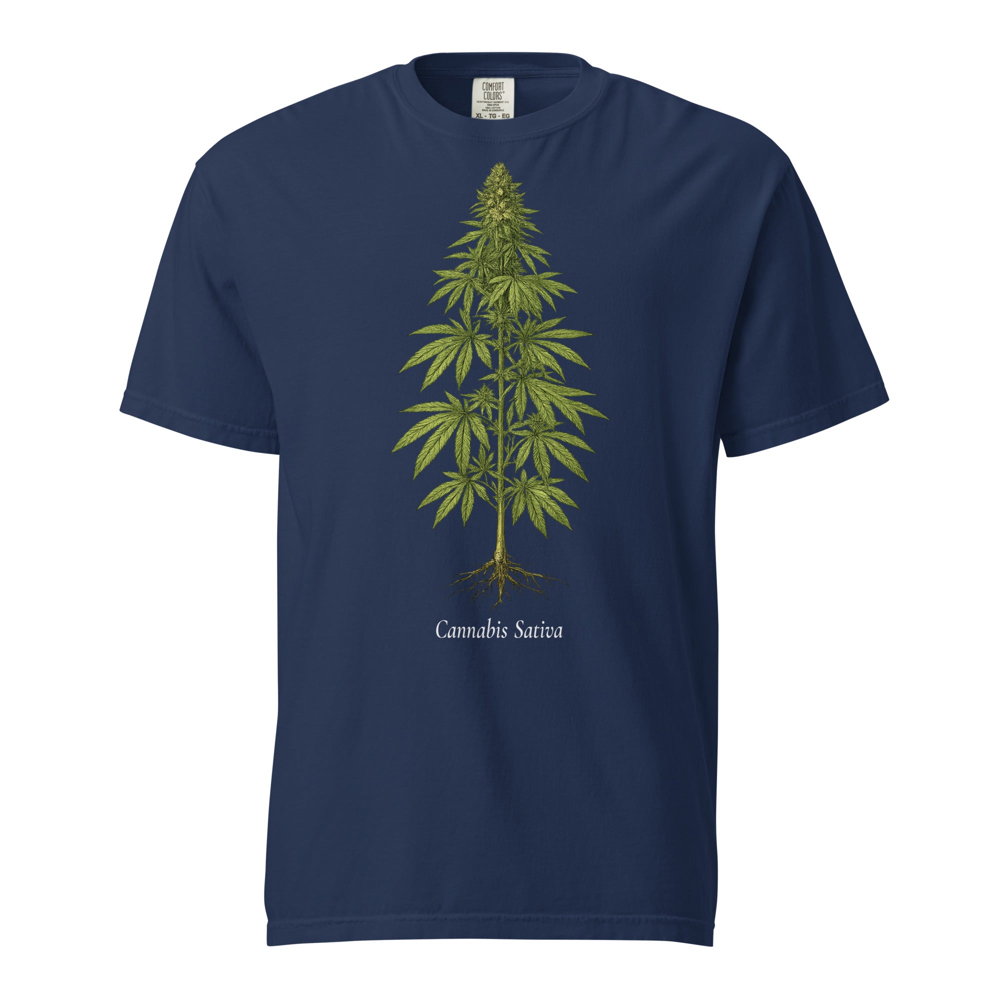 Vintage Cannabis Botanical T-Shirt | 19th Century Cannabis Sativa Plant Illustration Tee | Naturalist Weed Graphic Shirt | Magic Leaf Tees