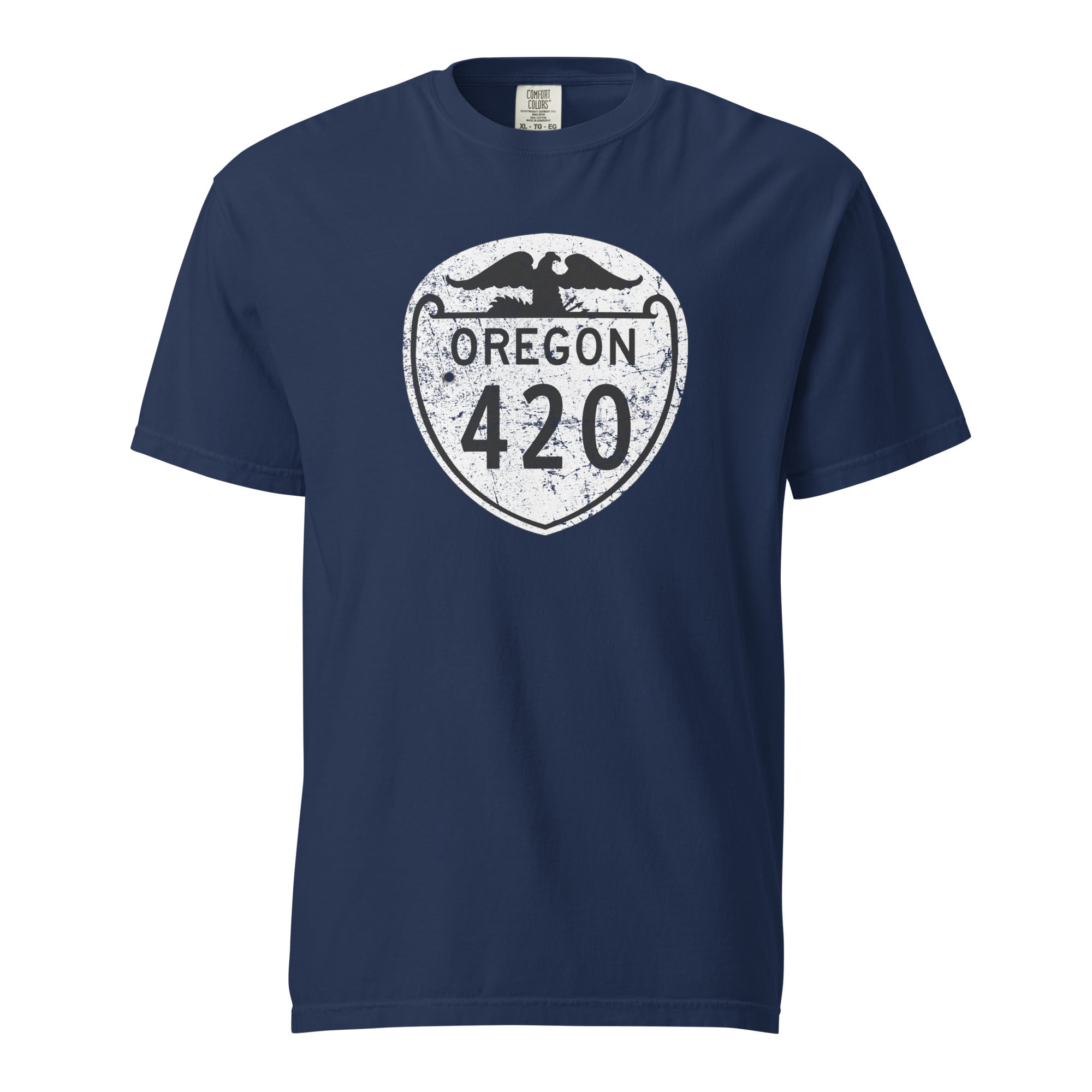 Oregon 420 Highway Sign Weed Shirt | Oregon Cannabis Graphic Tee | Magic Leaf Tees