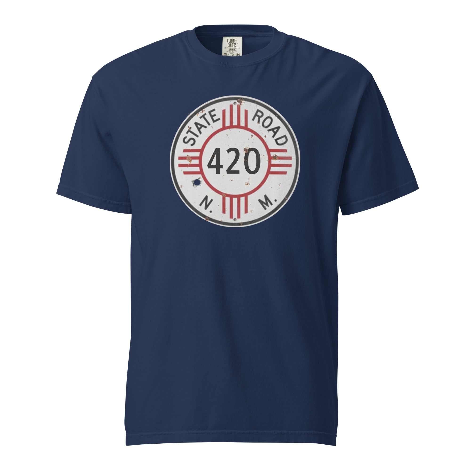 Vintage New Mexico 420 Highway Sign Weed Shirt | Retro Southwest Cannabis Graphic Tee | Magic Leaf Tees
